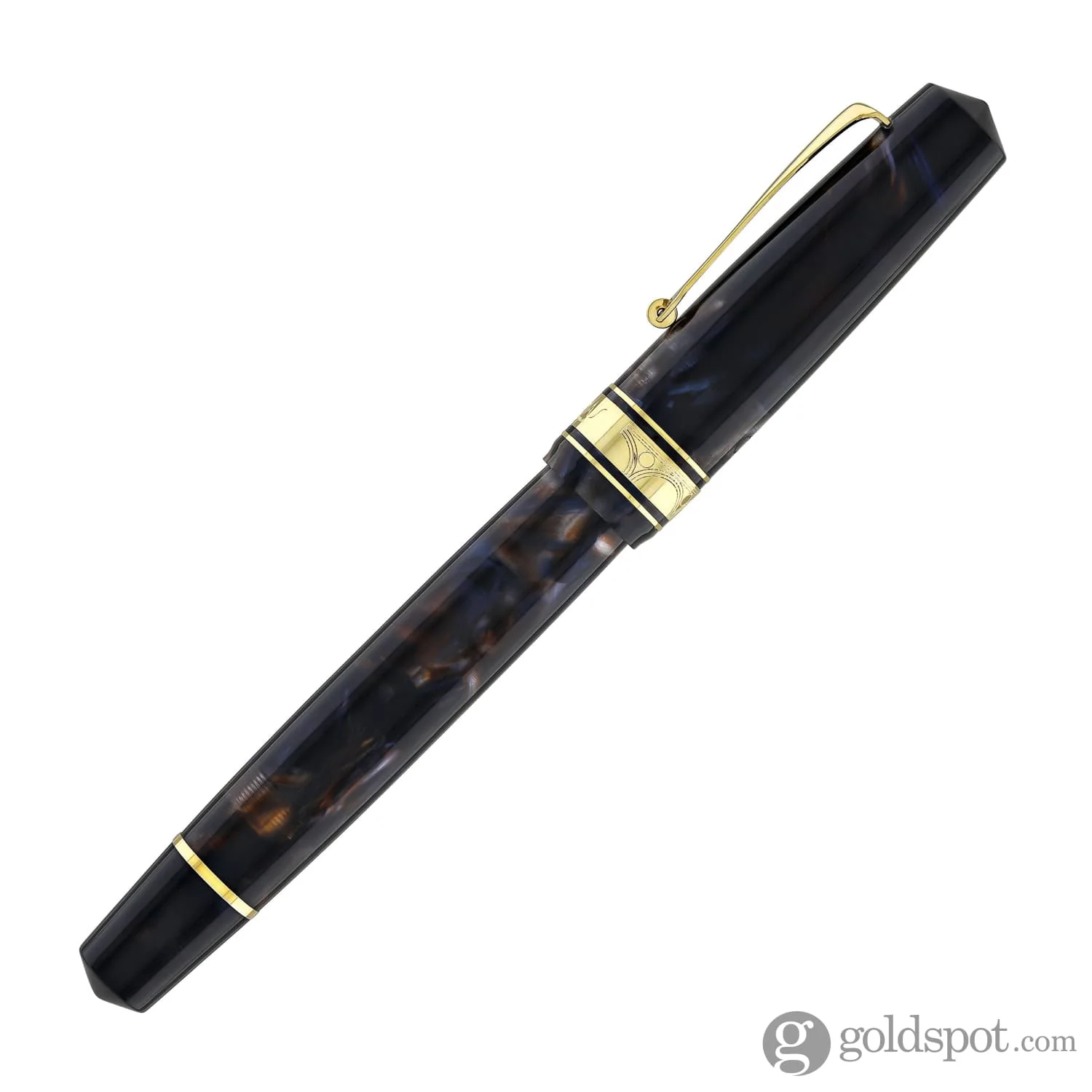 Omas Bologna Fountain Pen in Galassia with Gold Trim - Image 5
