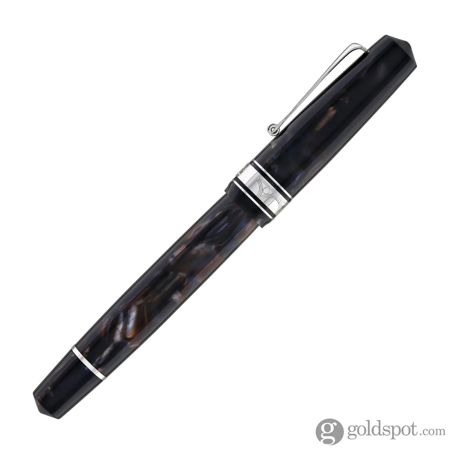 Omas Bologna Rollerball Pen in Galassia with Silver Trim - Image 5