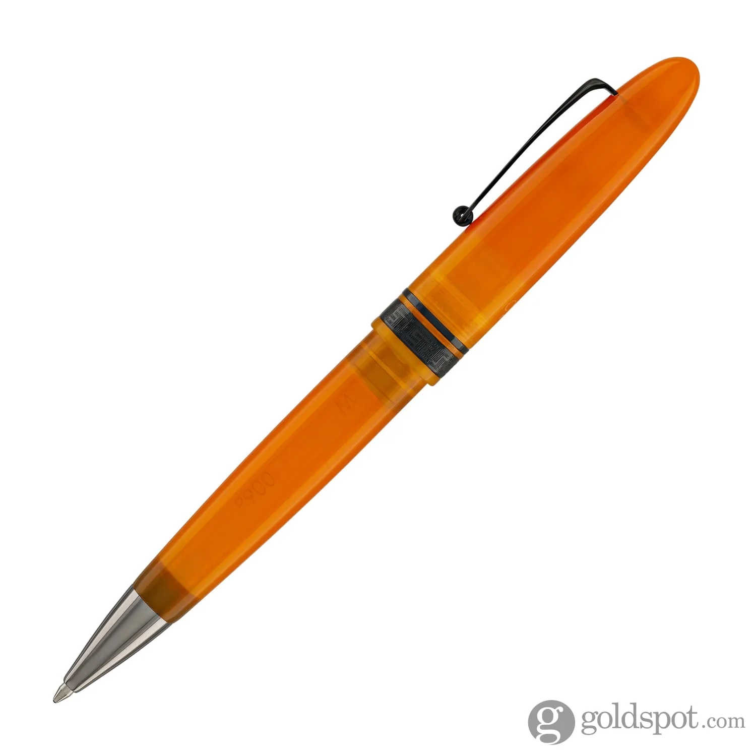 Omas Ogiva Ballpoint Pen in Arancione with Black Trim - Image 3