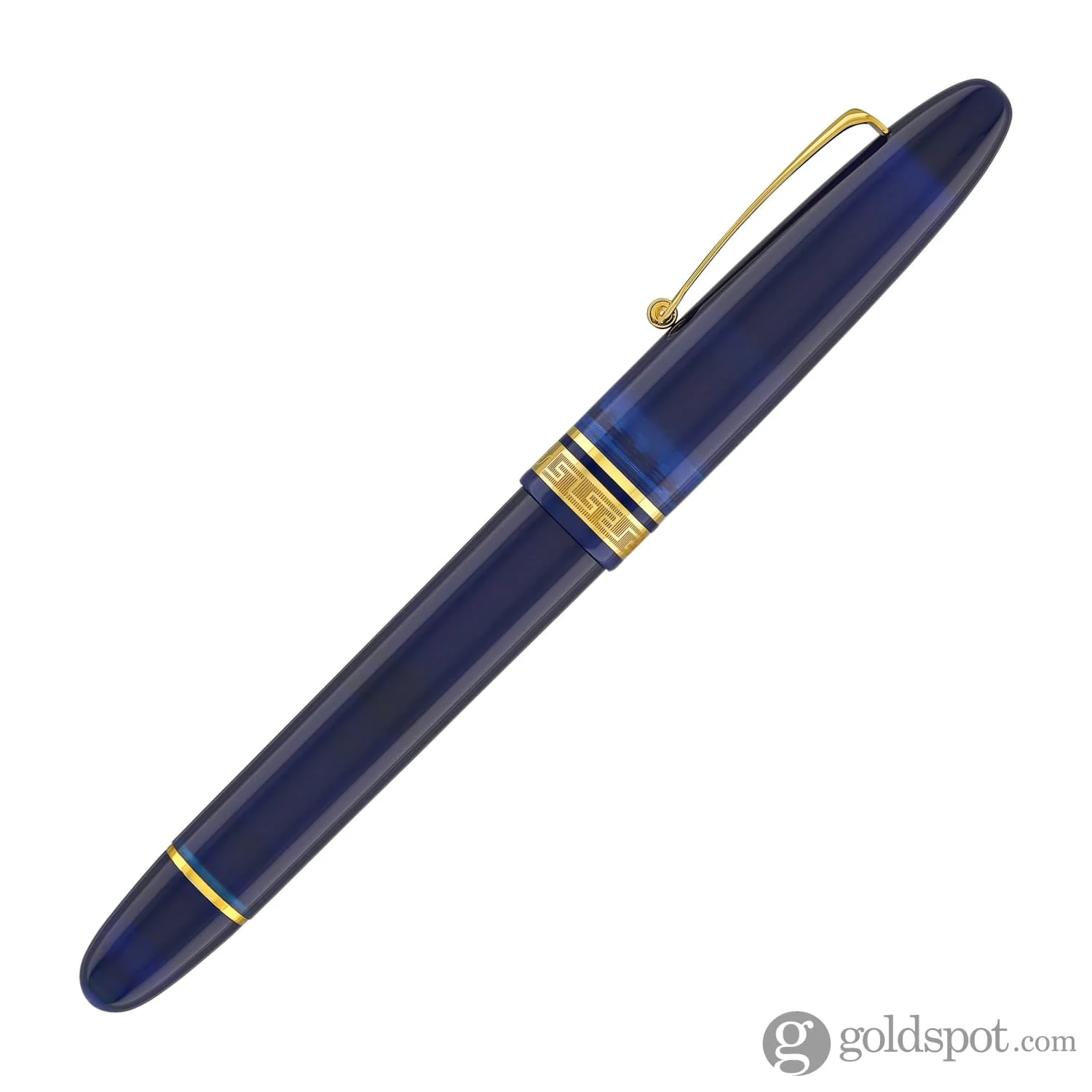 Omas Ogiva Fountain Pen in Blu with Gold Trim - Image 5
