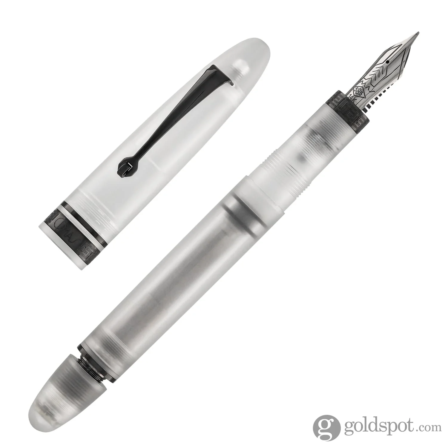 Omas Ogiva Fountain Pen in Frosted Demonstrator - Image 13