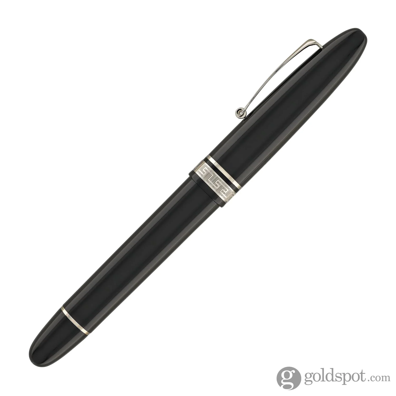 Omas Ogiva Fountain Pen in Nera with Silver Trim - Image 5