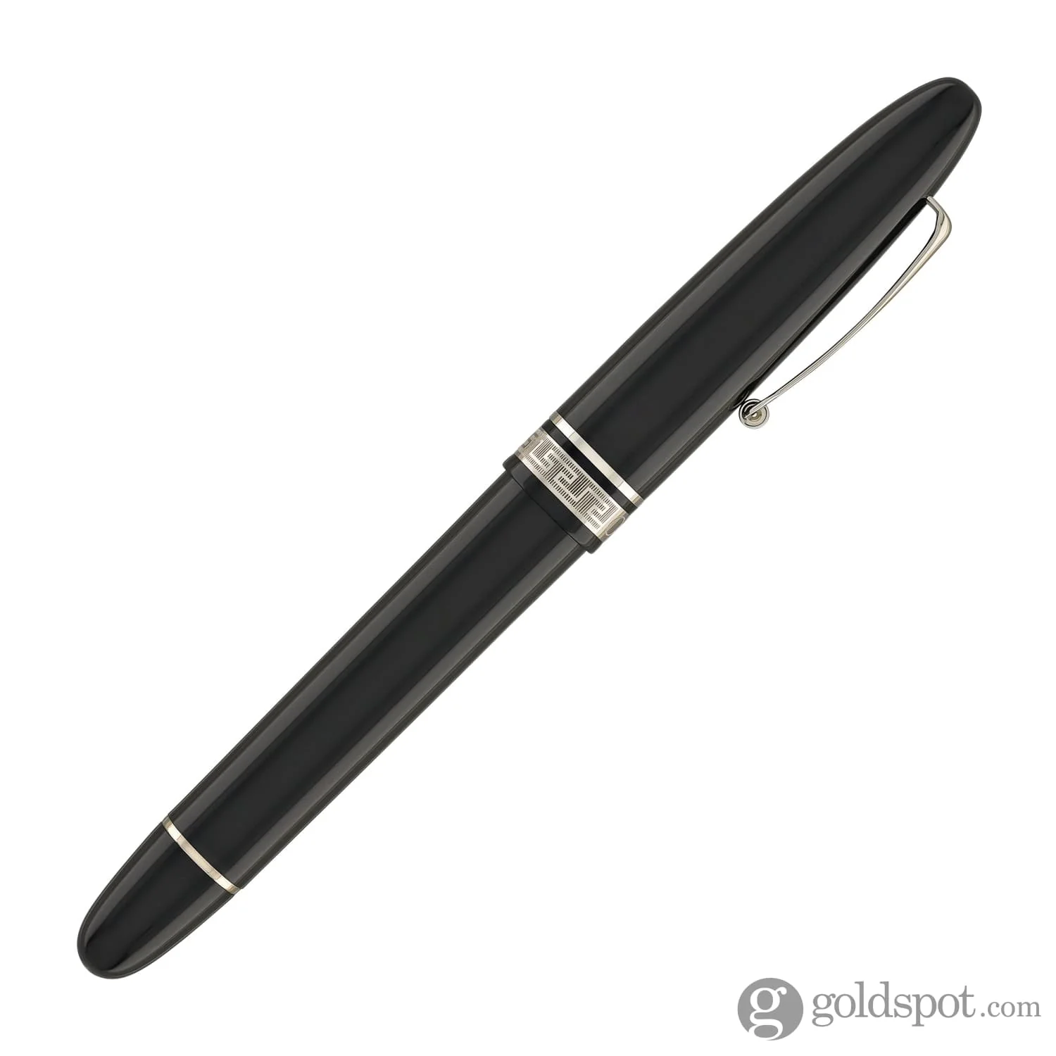 Omas Ogiva Fountain Pen in Nera with Silver Trim - Image 6