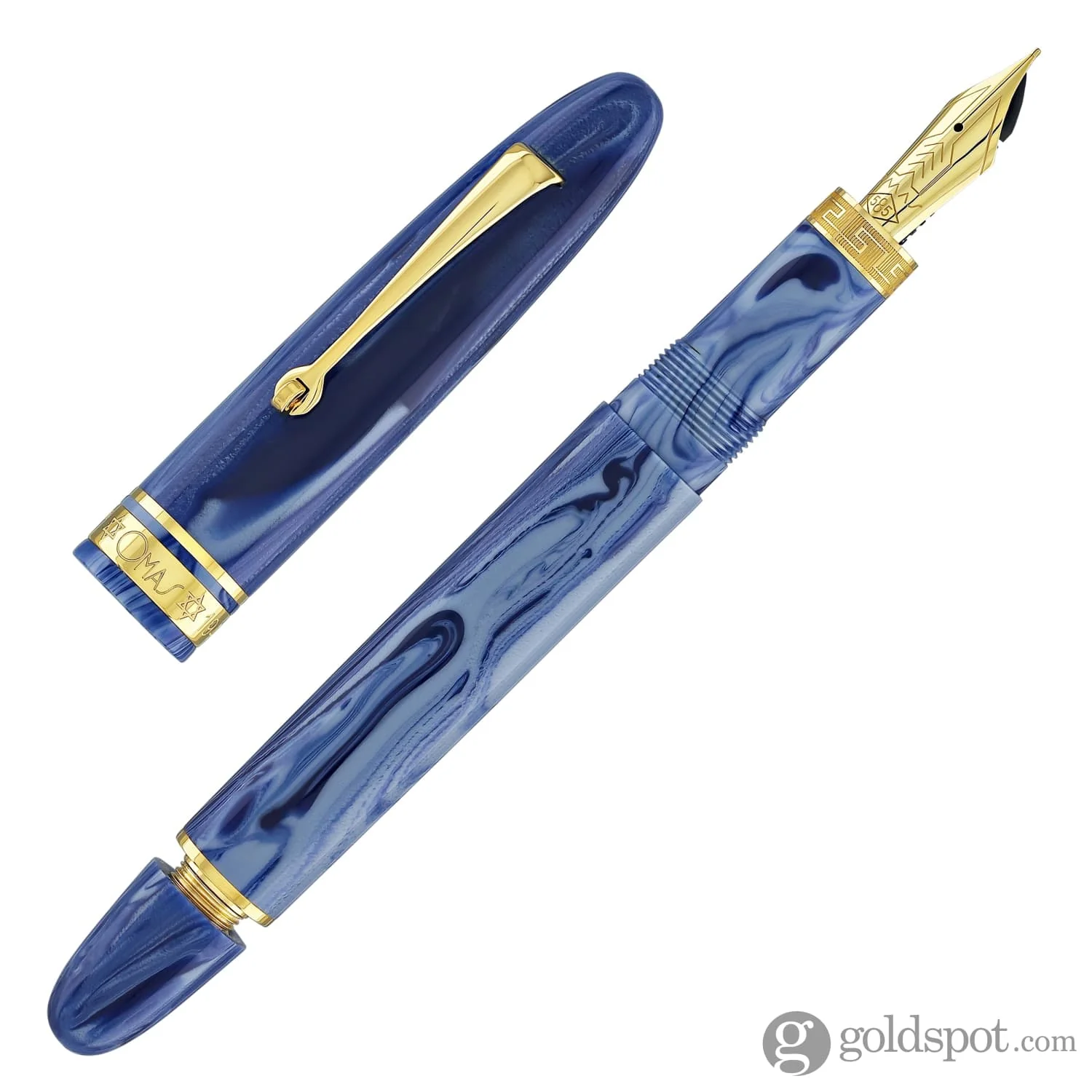Omas Ogiva Israel Limited Edition Fountain Pen with Gold Trim - Image 7