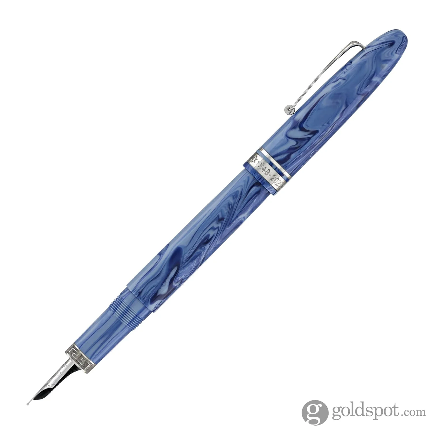 Omas Ogiva Israel Limited Edition Fountain Pen with Silver Trim - Image 3