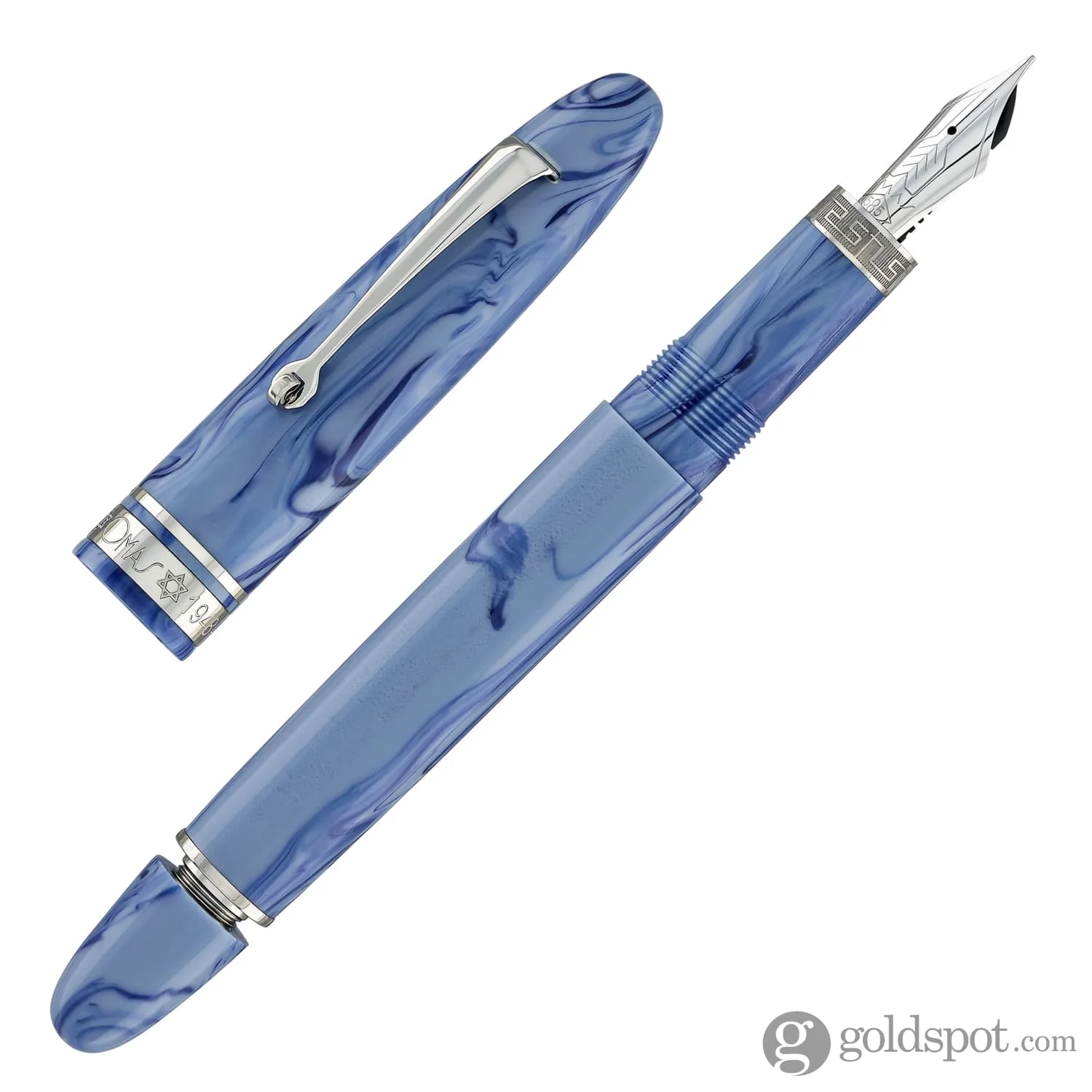 Omas Ogiva Israel Limited Edition Fountain Pen with Silver Trim - Image 7