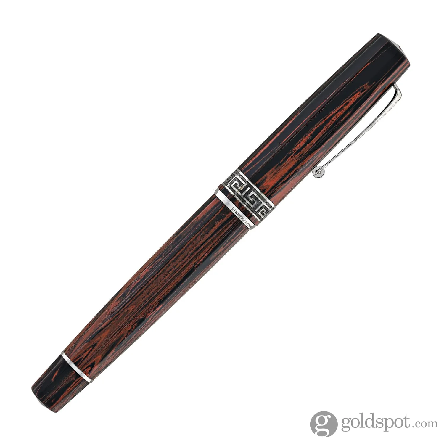 Omas Paragon Calligrafia in Red Ebonite with Ruthenium Trim - Image 7
