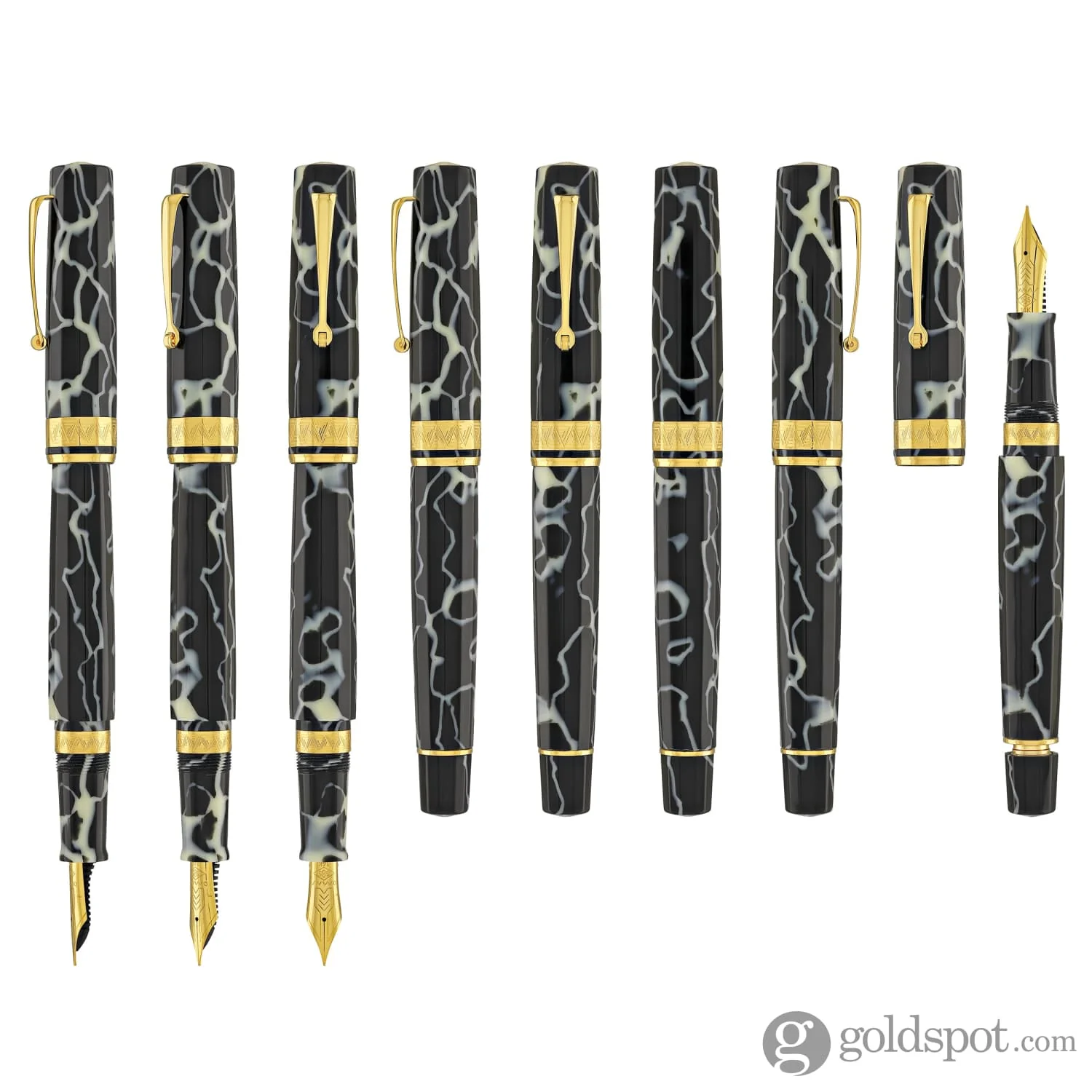 Omas Paragon Fountain Pen in Wild with Gold Trim - Image 8