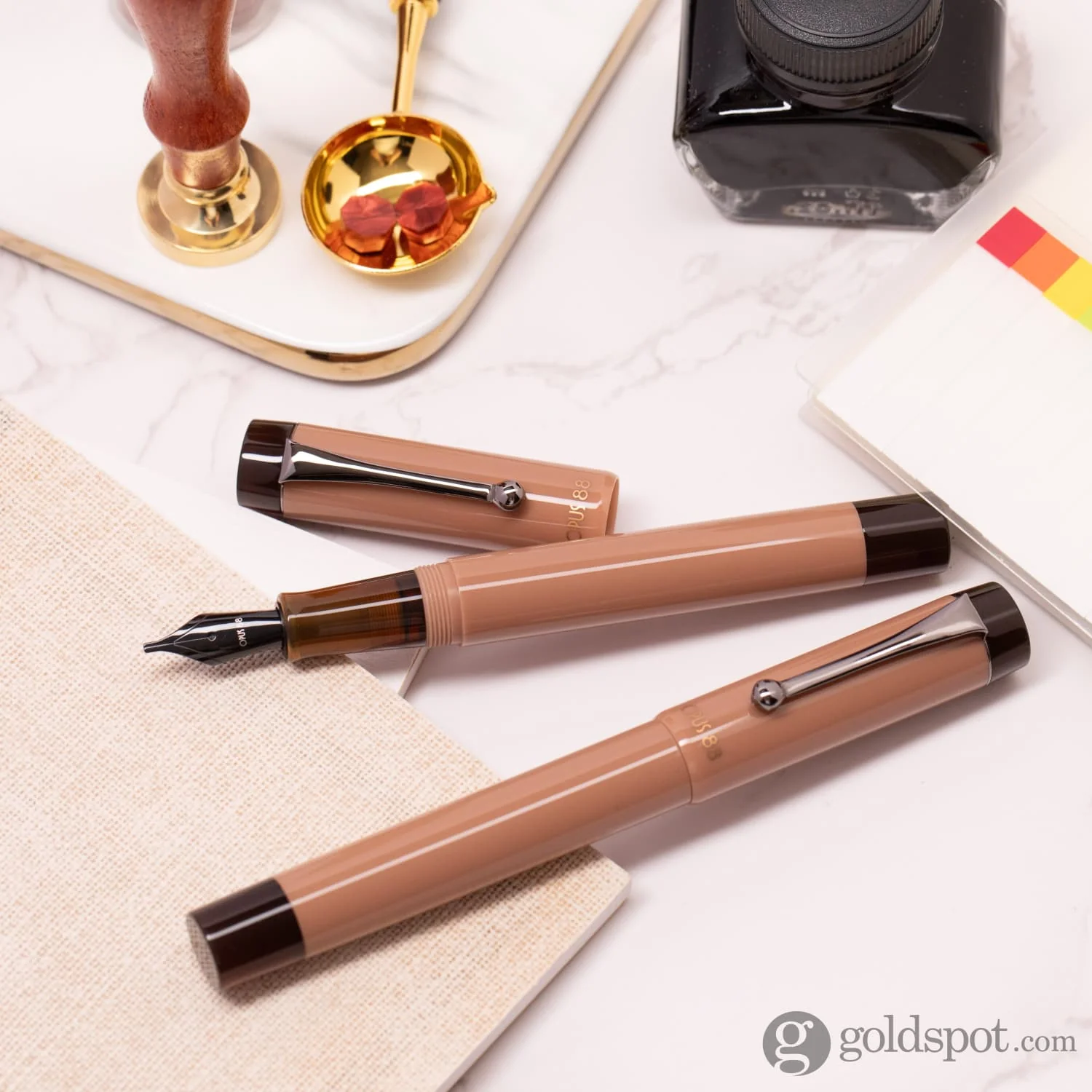 Opus 88 Demonstrator Fountain Pen in Mocha Mousse PVD 2025 - Image 10