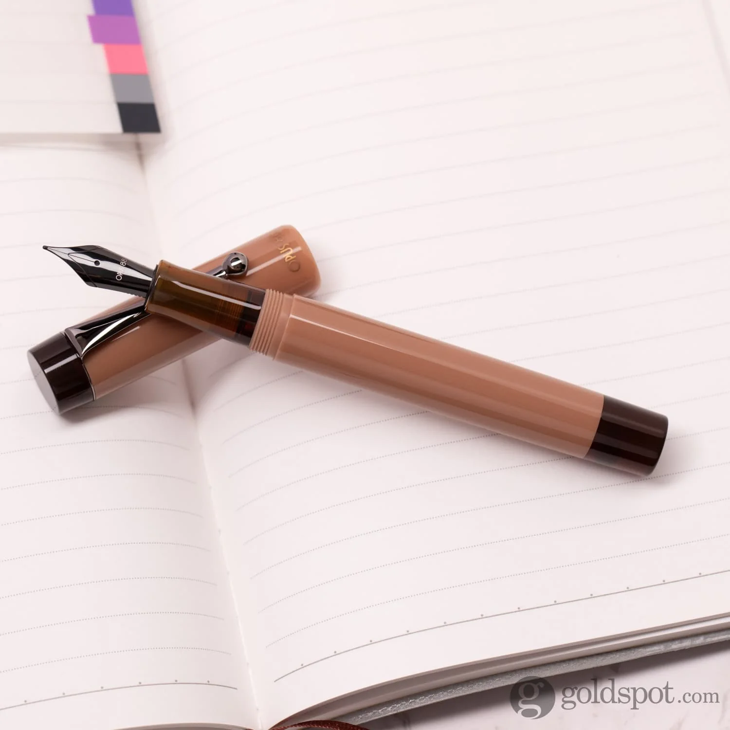 Opus 88 Demonstrator Fountain Pen in Mocha Mousse PVD 2025 - Image 11