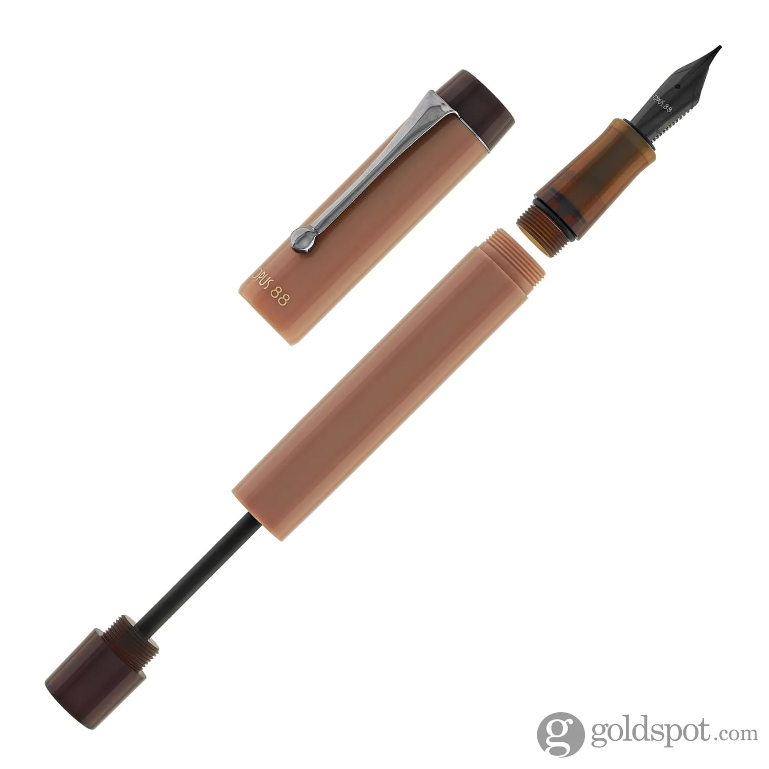 Opus 88 Demonstrator Fountain Pen in Mocha Mousse PVD 2025 - Image 7