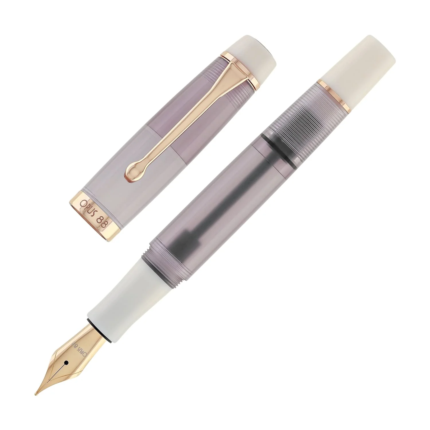 Opus 88 Harmony Fountain Pen in Mocha Mousse with Rose Gold