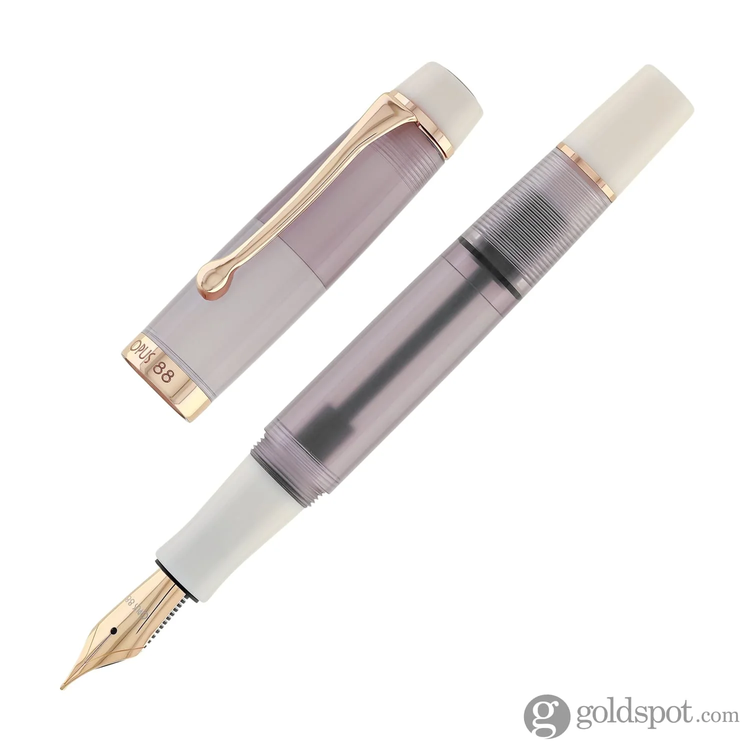 Opus 88 Harmony Fountain Pen in Mocha Mousse with Rose Gold - Image 4