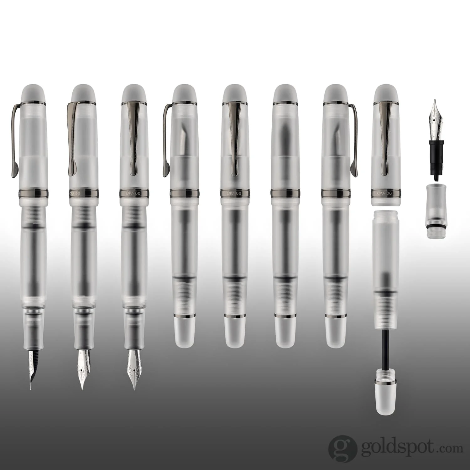 Opus 88 Holiday Jazz Fountain Pen in Matte Finish - Image 8
