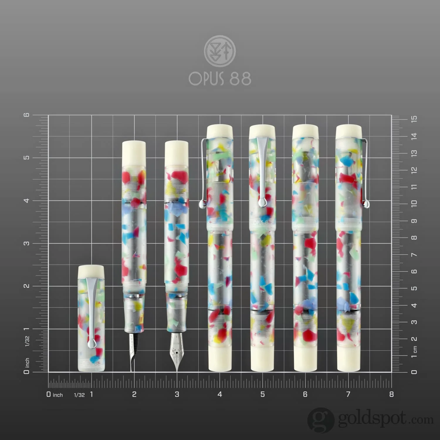Opus 88 Demonstrator Fountain Pen in Color - Image 8