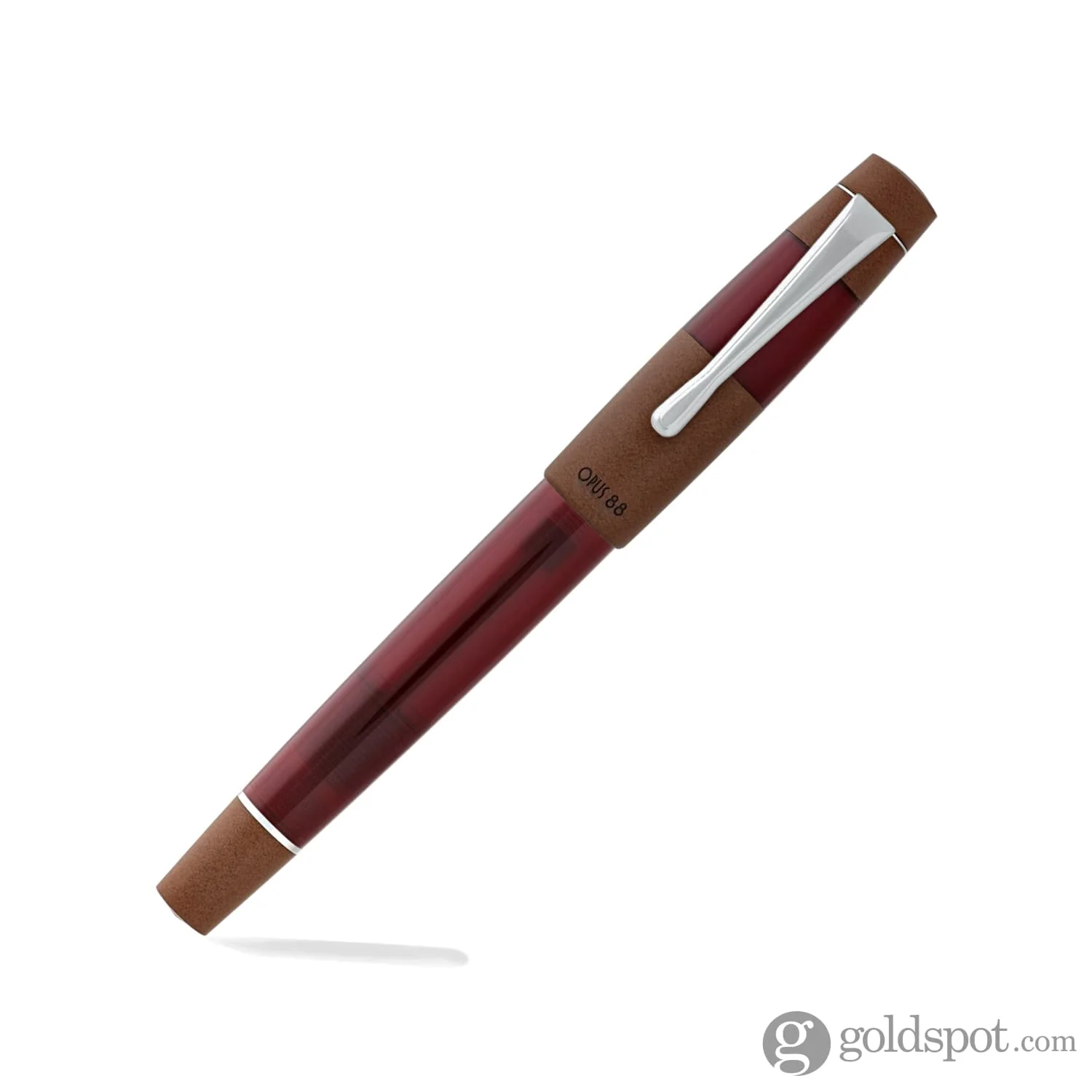 Opus 88 Koloro Fountain Pen in Red Ebonite - Image 3