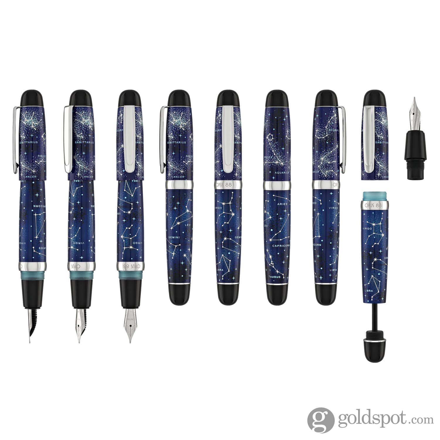 Opus 88 Mini Fountain Pen in Celestial Zodiac - Image 12