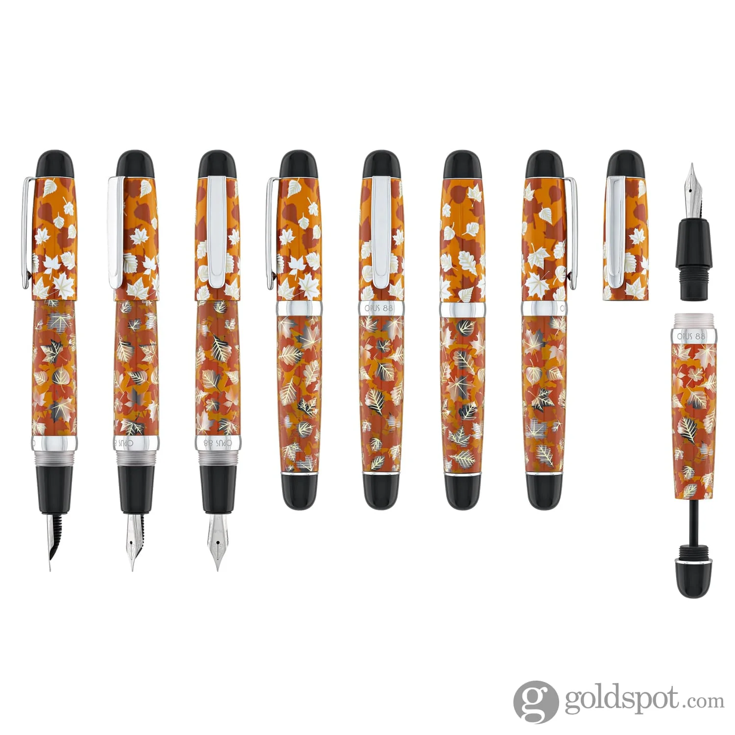 Opus 88 Mini Fountain Pen in Fall Leaves - Image 8