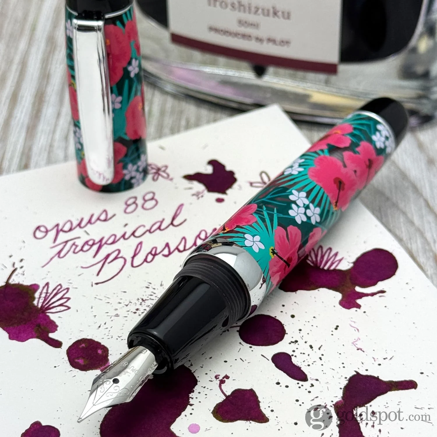 Opus 88 Mini Fountain Pen in Tropical Blossoms - Image 12