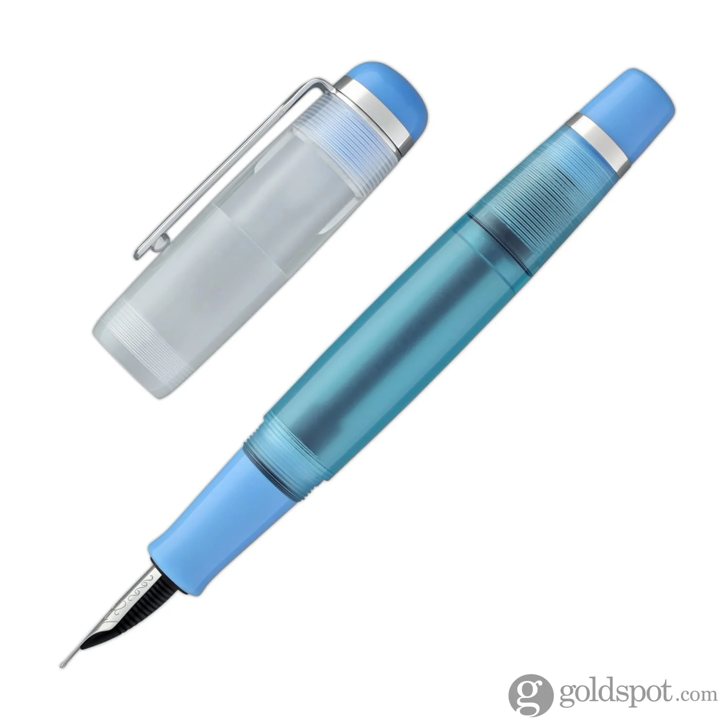 Opus 88 OMAR Fountain Pen in Baby Blue - Image 3