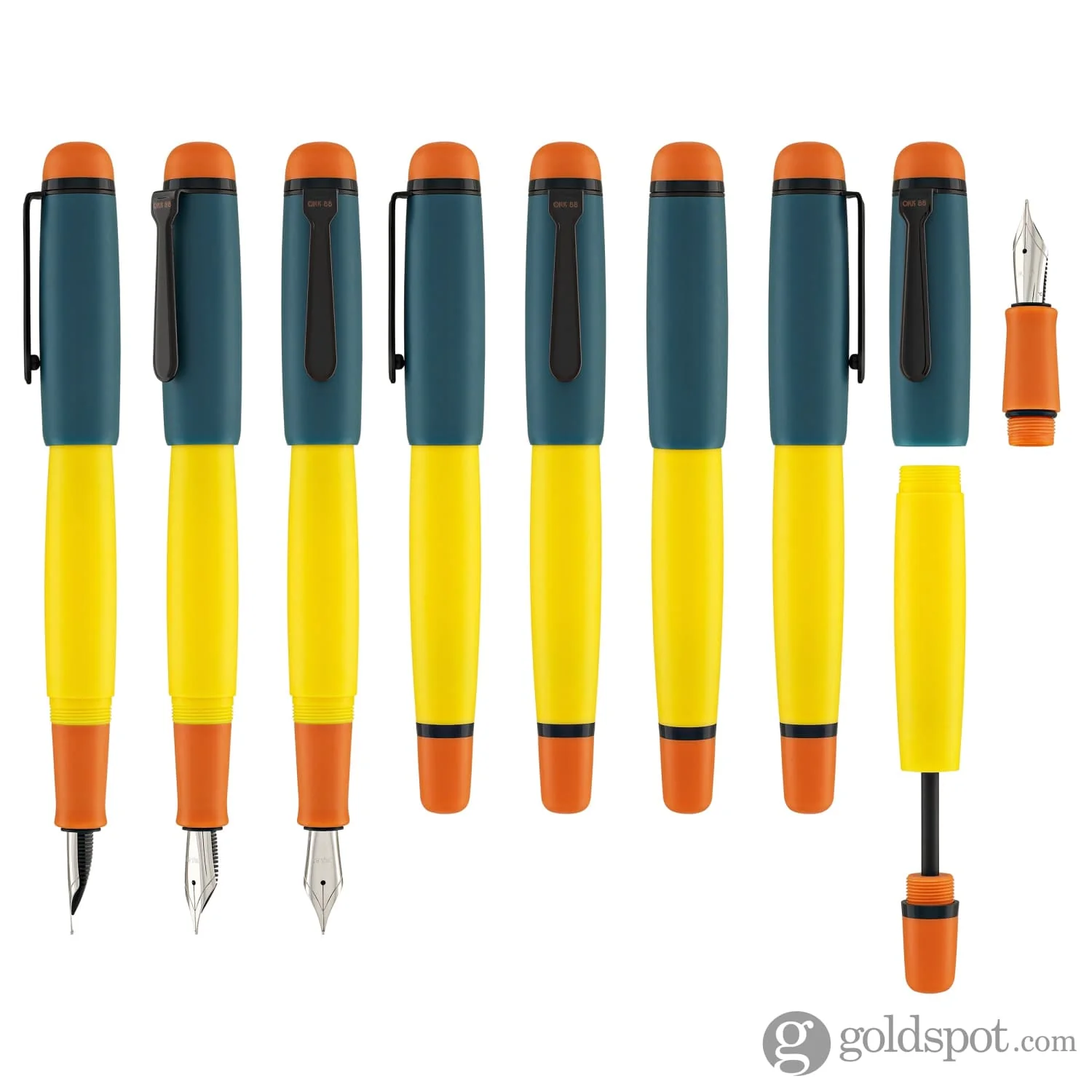 Opus 88 OMAR Fountain Pen in Pumpkin - Image 8