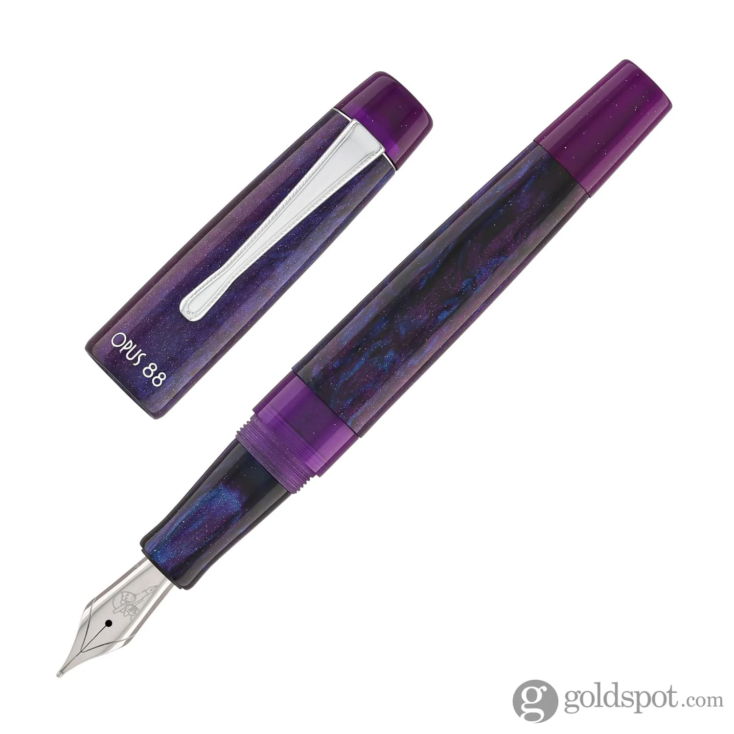 Opus 88 x Pendemic Minty Fountain Pen in Diamondcast - Image 13