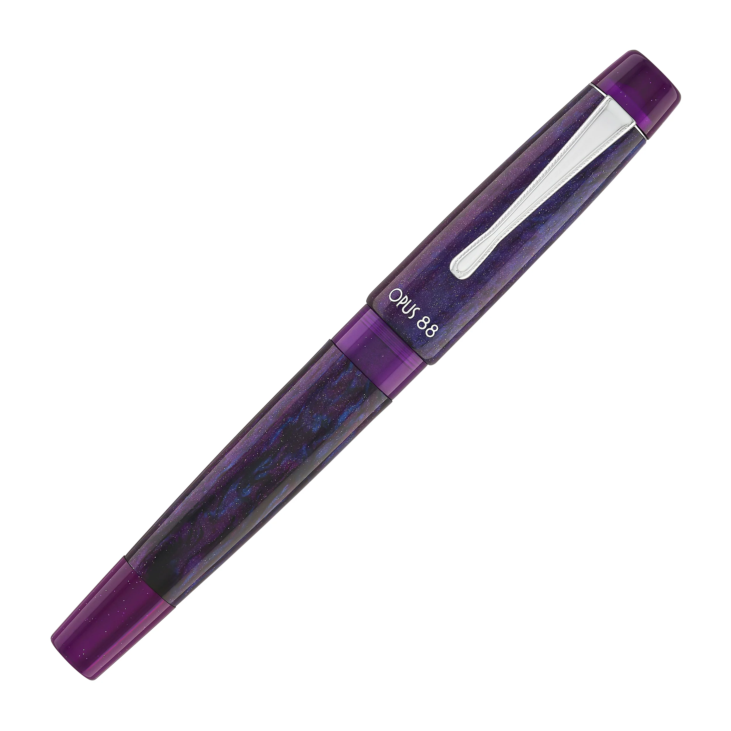 Opus 88 x Pendemic Minty Fountain Pen in Diamondcast - Image 4