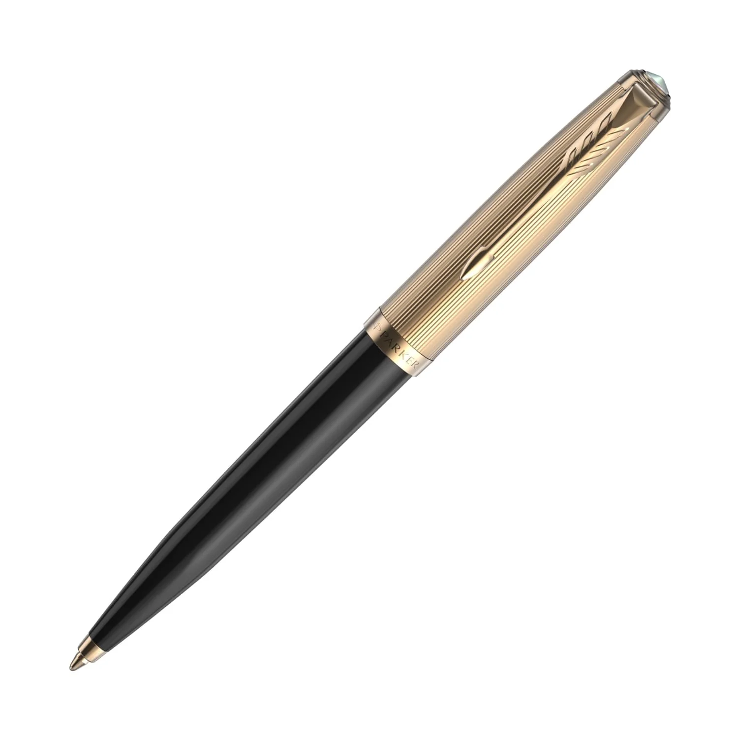 Parker 51 Ballpoint Pen in Black with Gold Trim