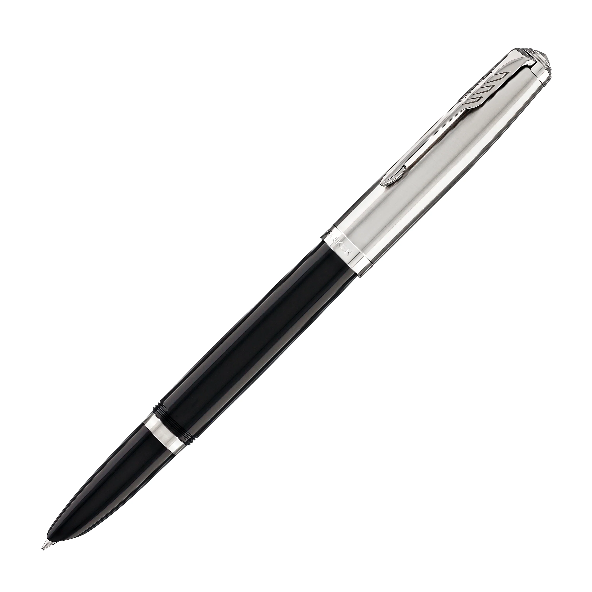 Parker 51 Fountain Pen in Black with Chrome Trim - Image 3