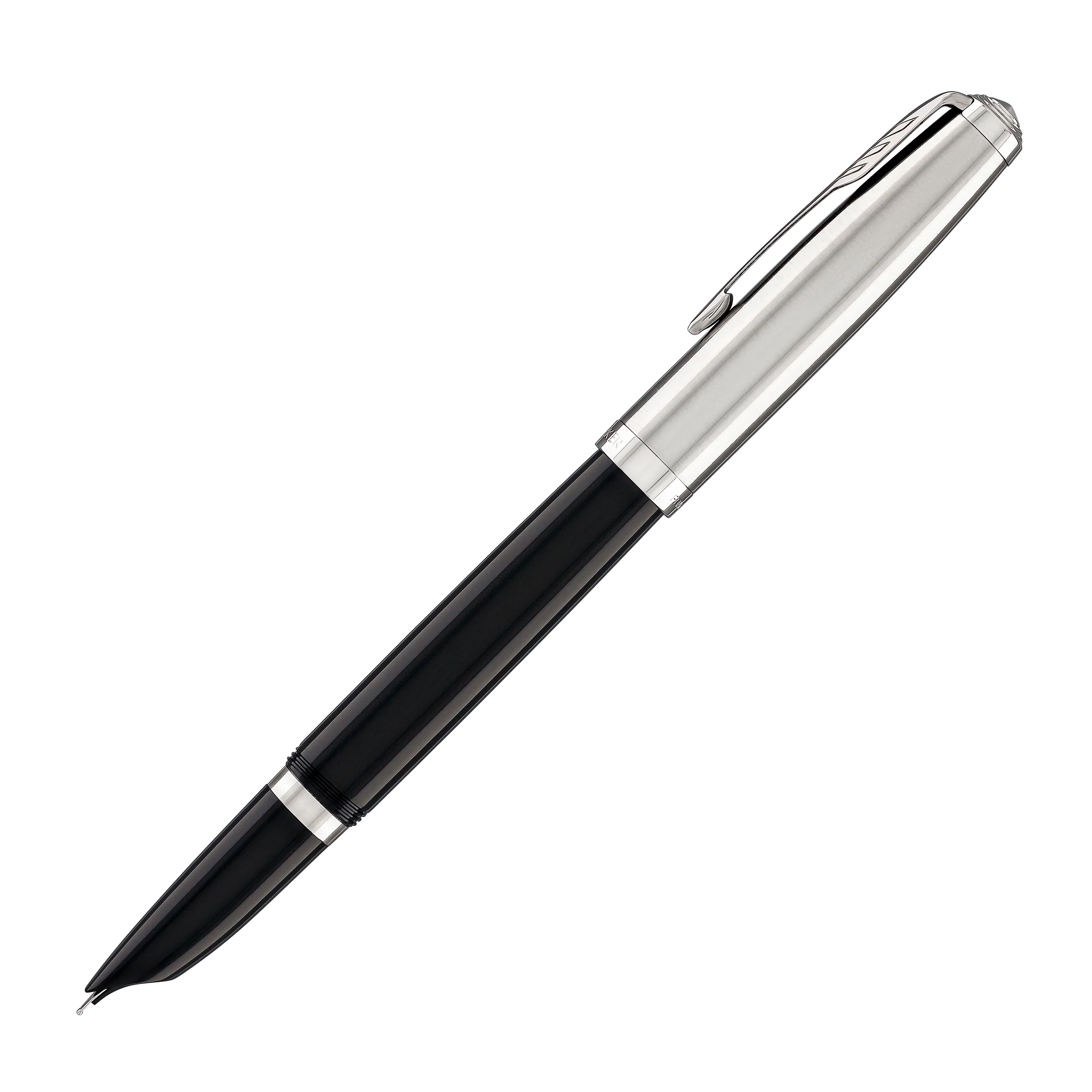 Parker 51 Fountain Pen in Black with Chrome Trim - Image 4