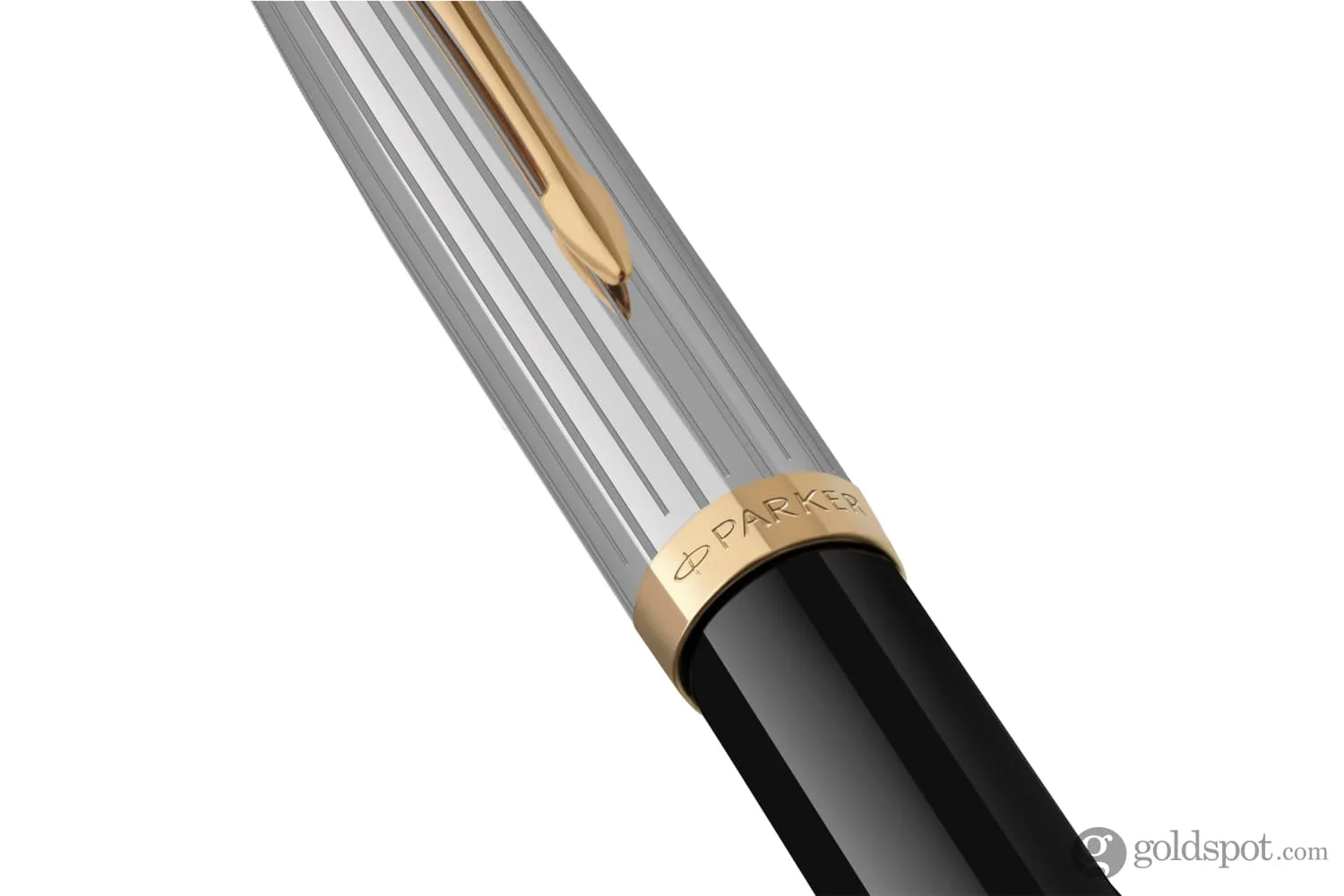 Parker 51 Premium Fountain Pen in Black with Gold Trim - Image 4