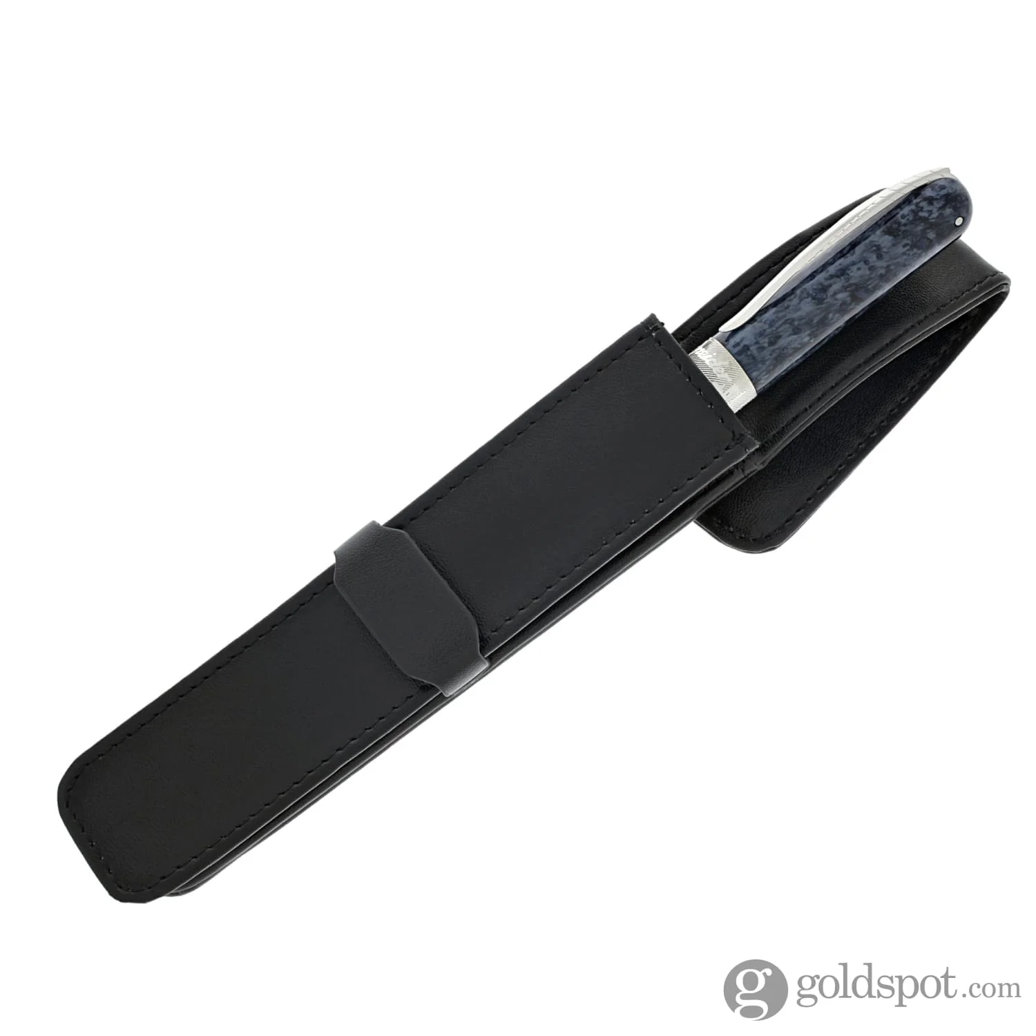 Parker Leather Single Pen Pouch in Black - Image 4