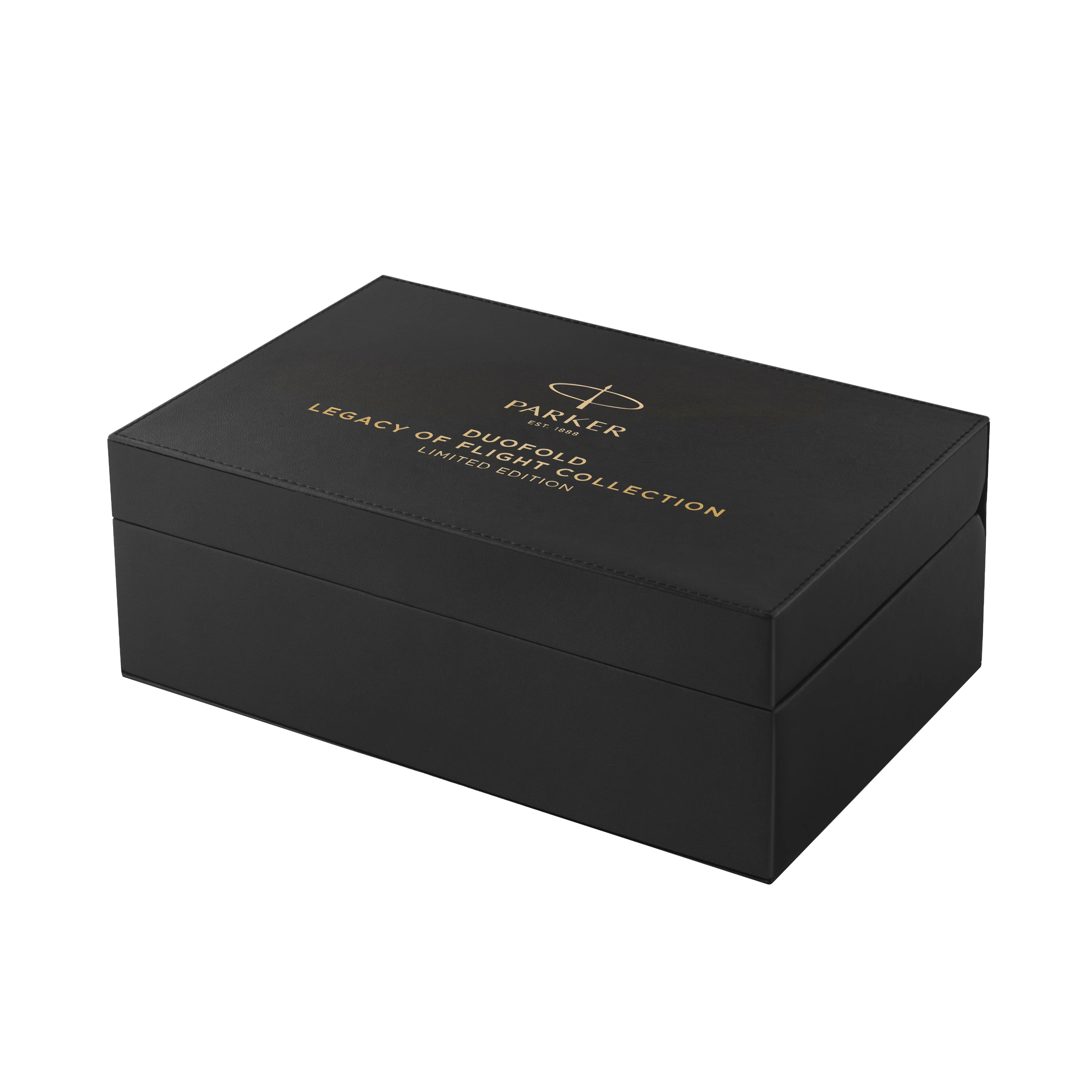 Parker Duofold Legacy of Flight Fountain Pen in Matte Black with Palladium Trim - 18K Gold - Image 12