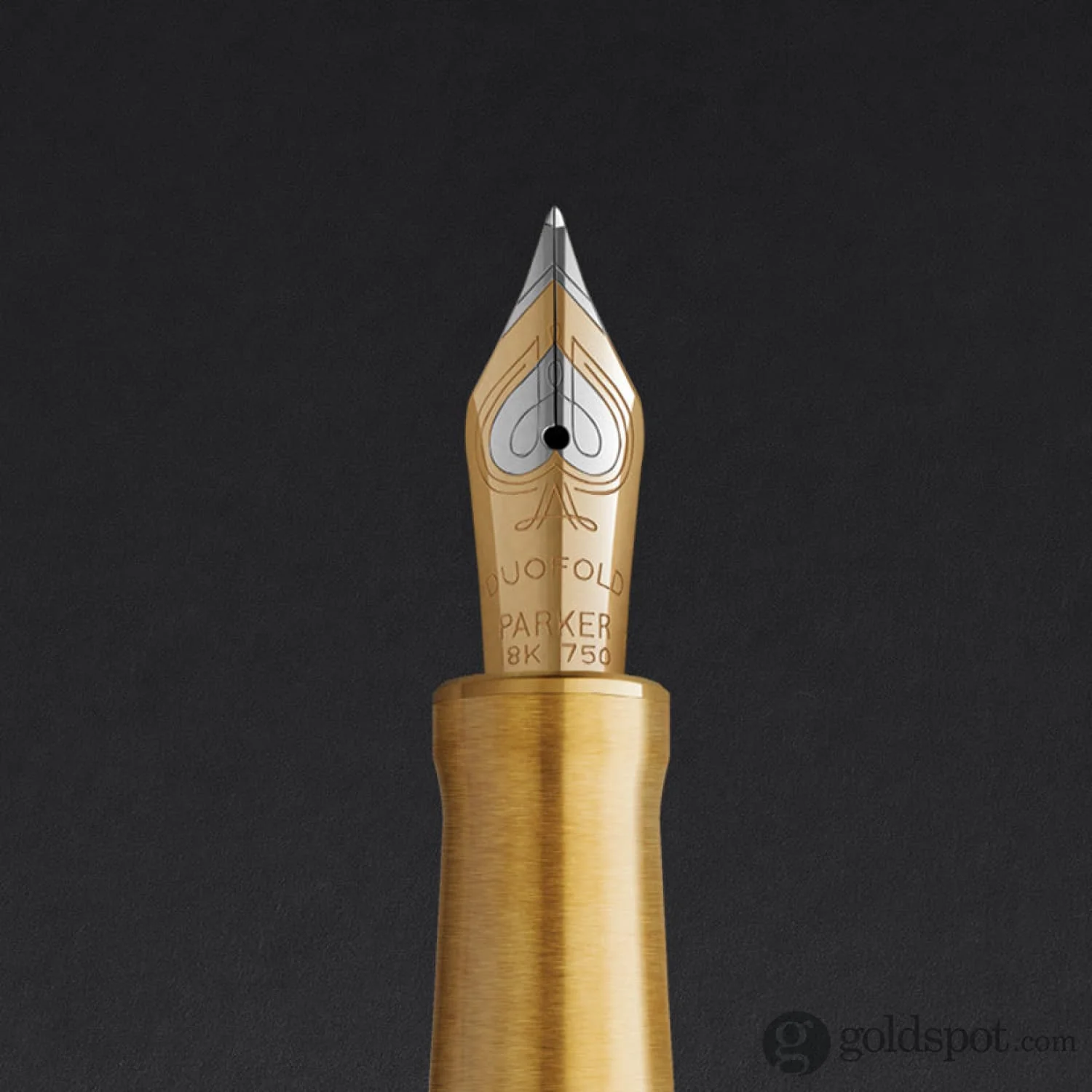 Parker Duofold Pioneers Fountain Pen in Arrow with Gold Trim - 18K Gold - Image 2