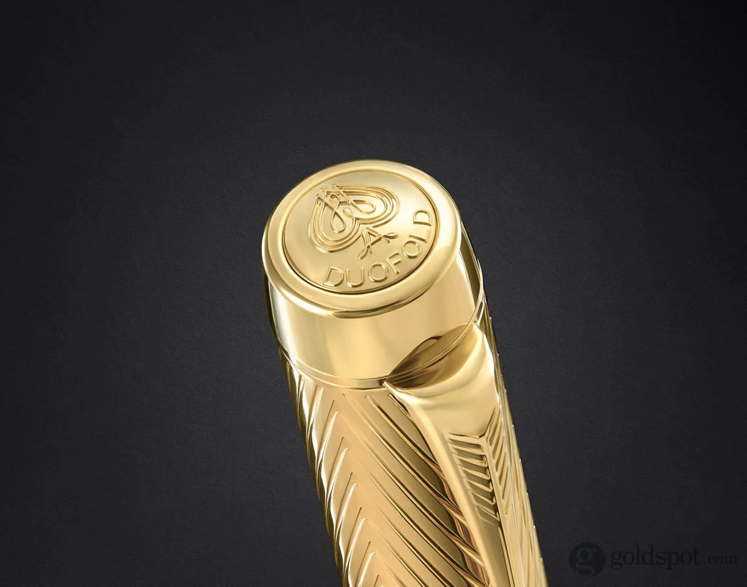 Parker Duofold Pioneers Fountain Pen in Arrow with Gold Trim - 18K Gold - Image 3
