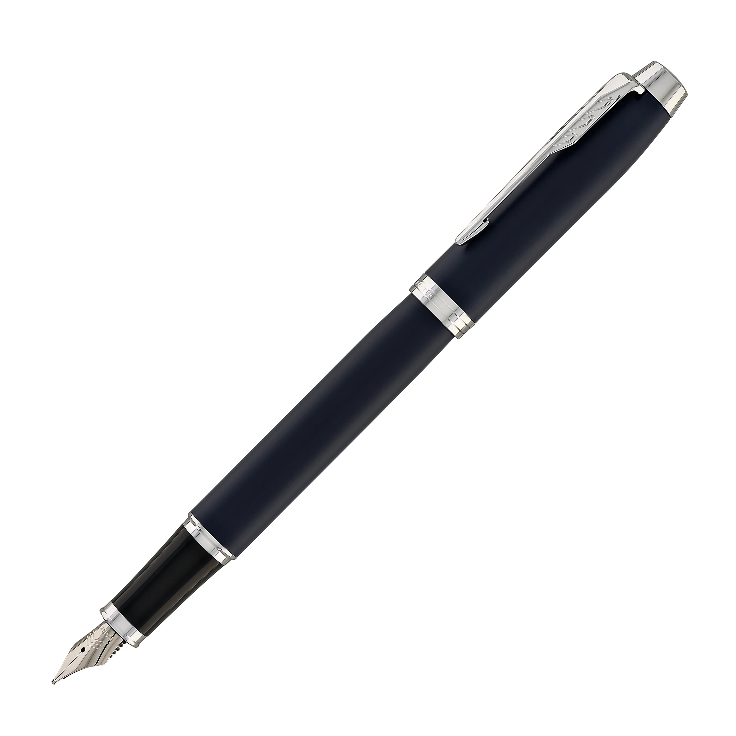 Parker IM Fountain Pen in Blue with Chrome Trim - Medium Point - Image 3