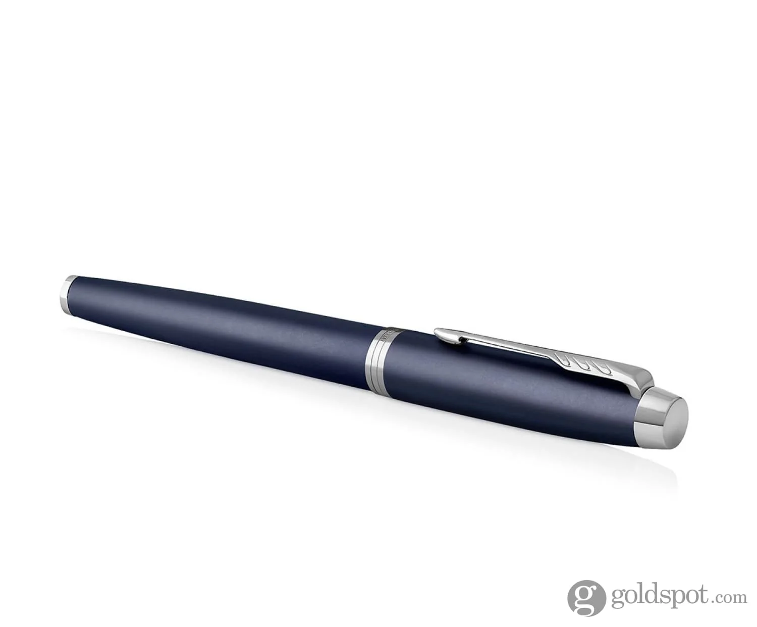 Parker IM Rollerball Pen in Blue with Chrome Trim - Image 3