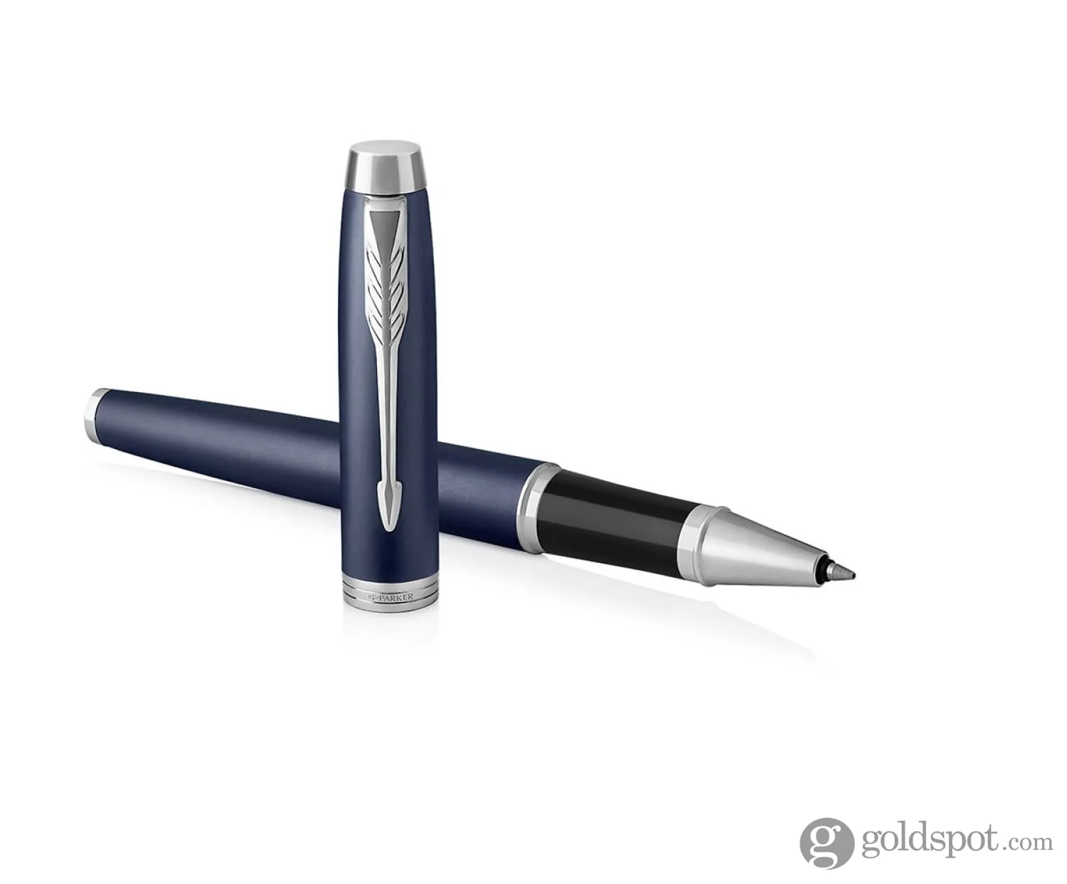 Parker IM Rollerball Pen in Blue with Chrome Trim - Image 4