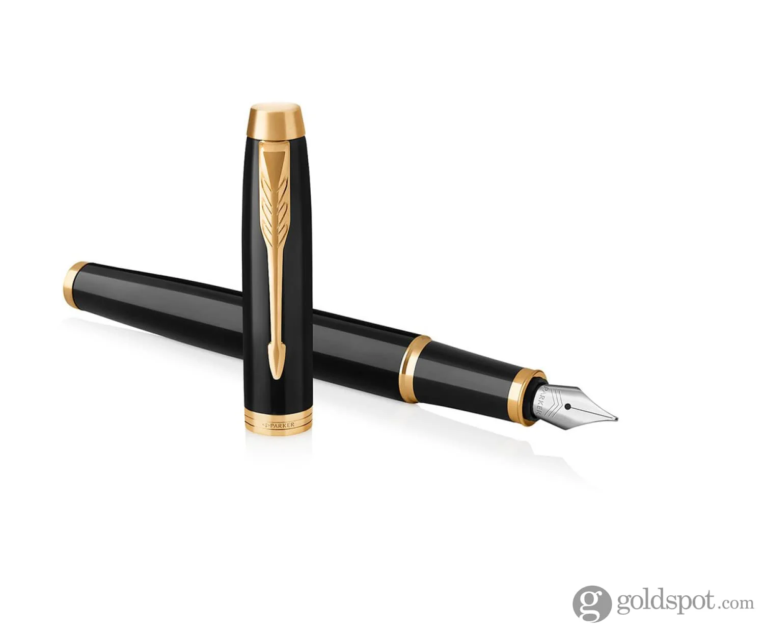 Parker IM Fountain Pen in Black with Gold Trim - Image 5