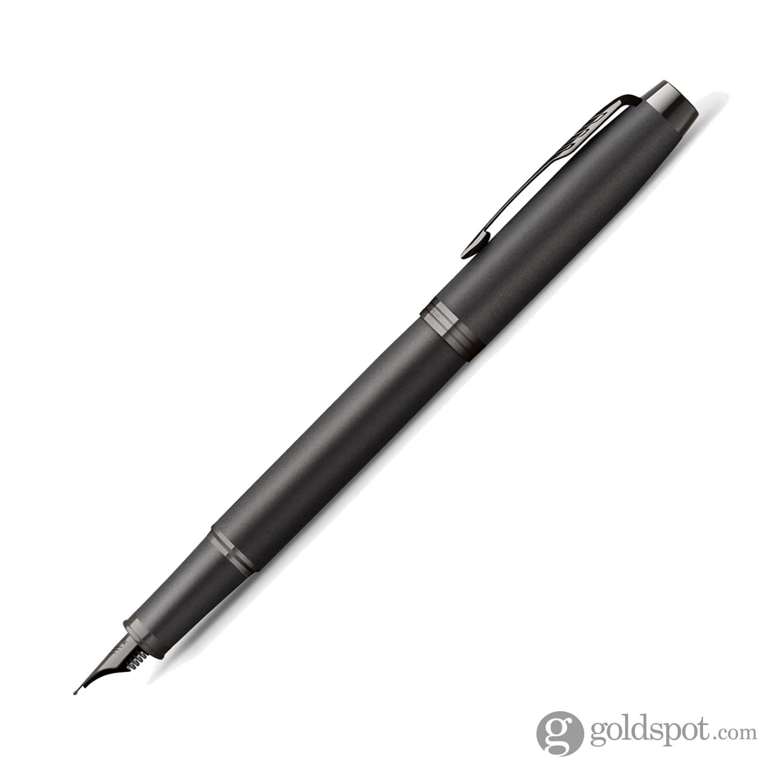 Parker IM Monochrome Fountain Pen in Titanium - Fine Point - Image 3