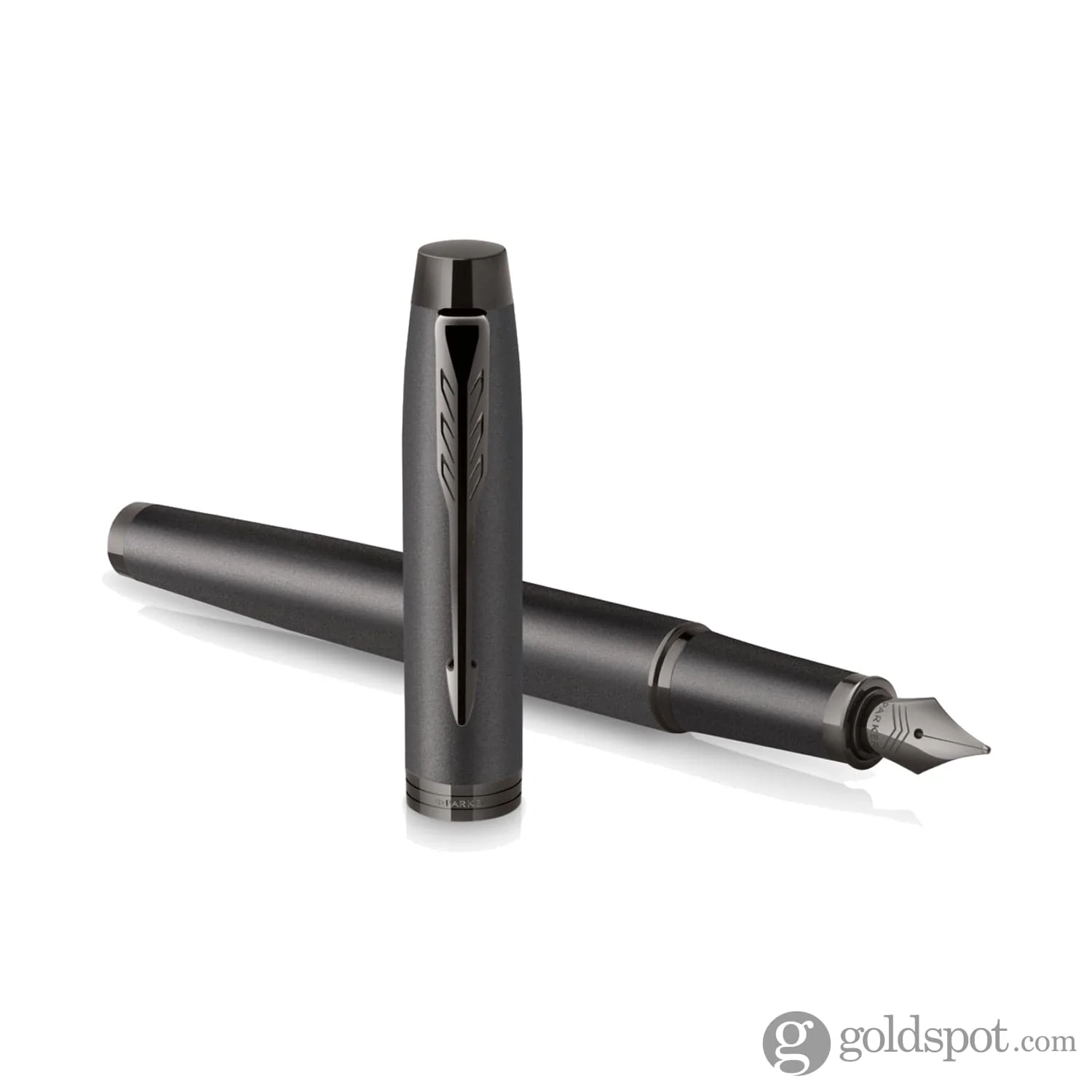 Parker IM Monochrome Fountain Pen in Titanium - Fine Point - Image 4
