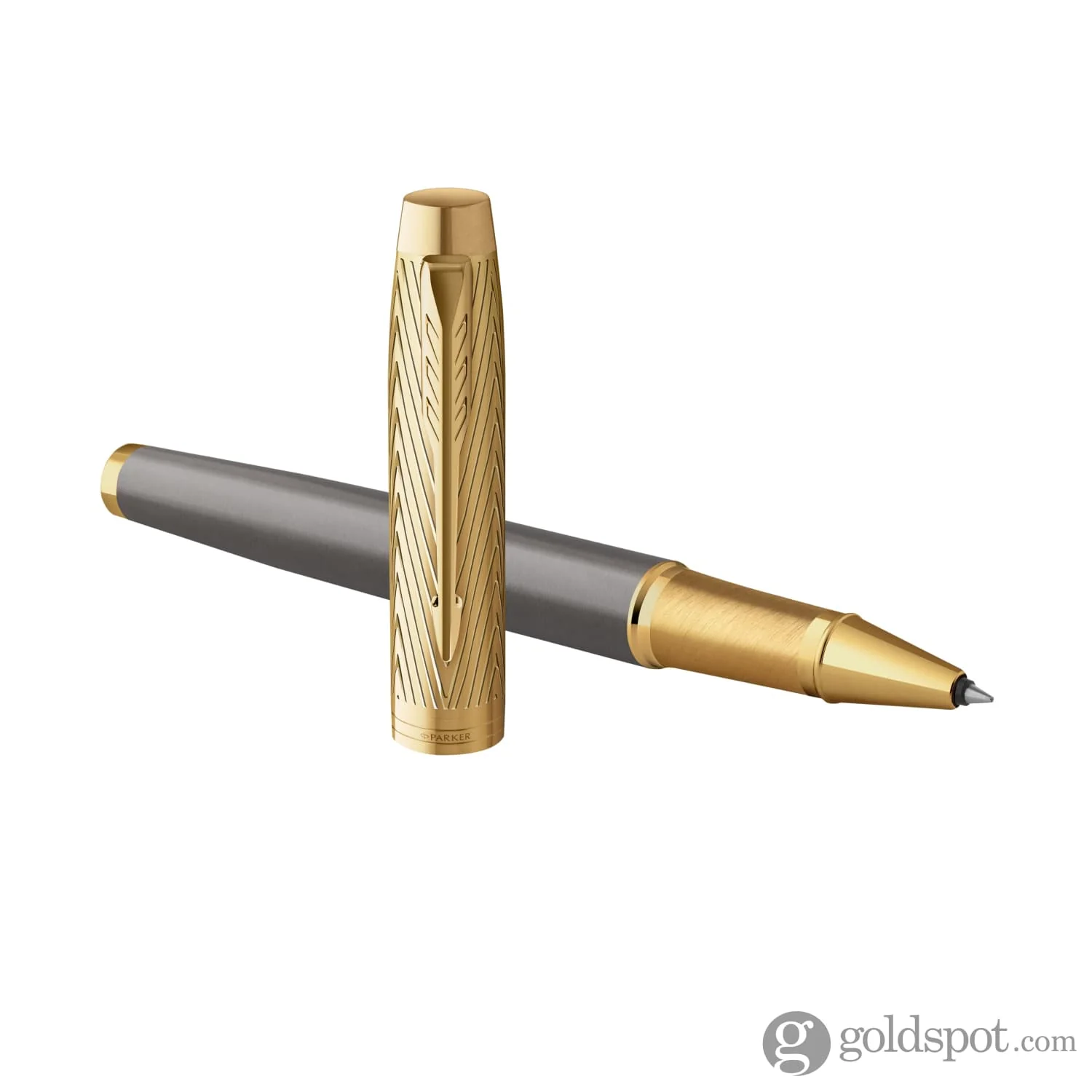 Parker IM Pioneers Rollerball Pen in Arrow with Gold Trim - Image 4