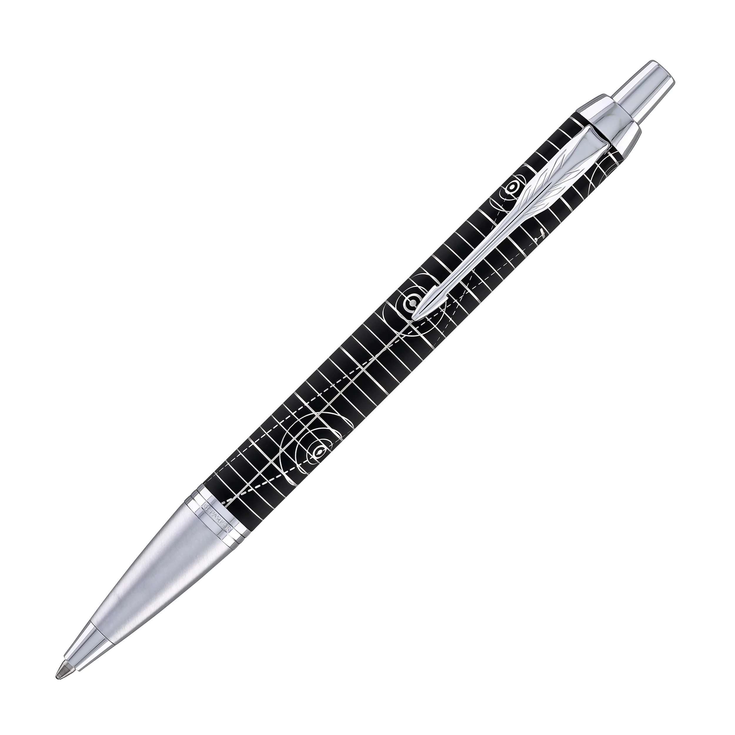 Parker IM Premium Ballpoint Pen in Legacy of Flight with Chrome Trim - Image 2