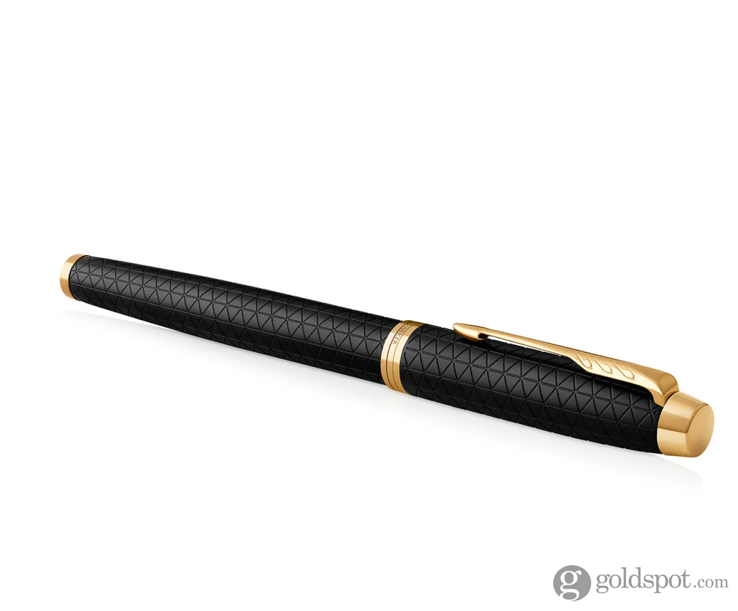 Parker IM Premium Rollerball Pen in Black with Gold Trim - Image 4