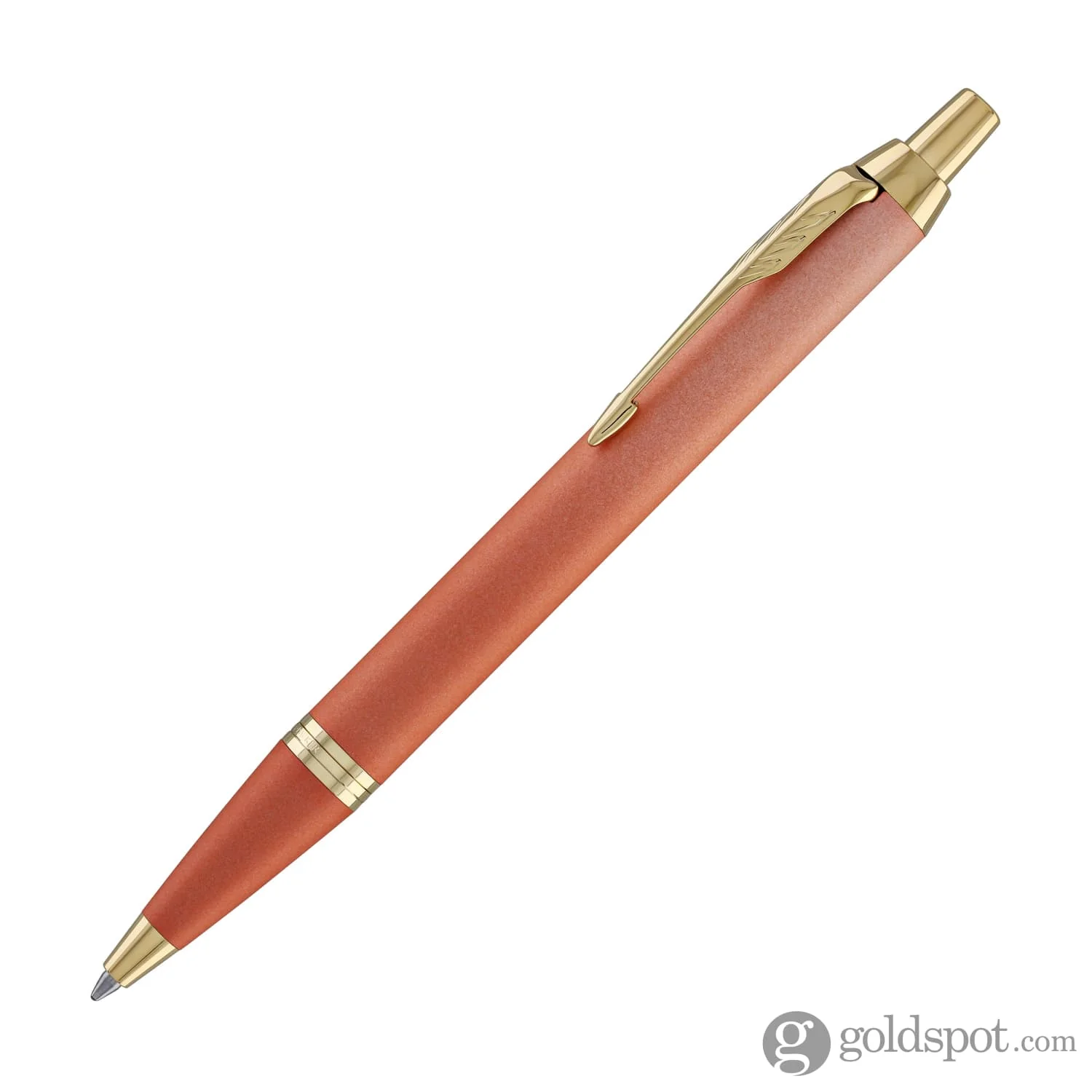 Parker IM Writing Rituals Ballpoint Pen in Uplifting Orange Gradient with Gold Trim - Image 2