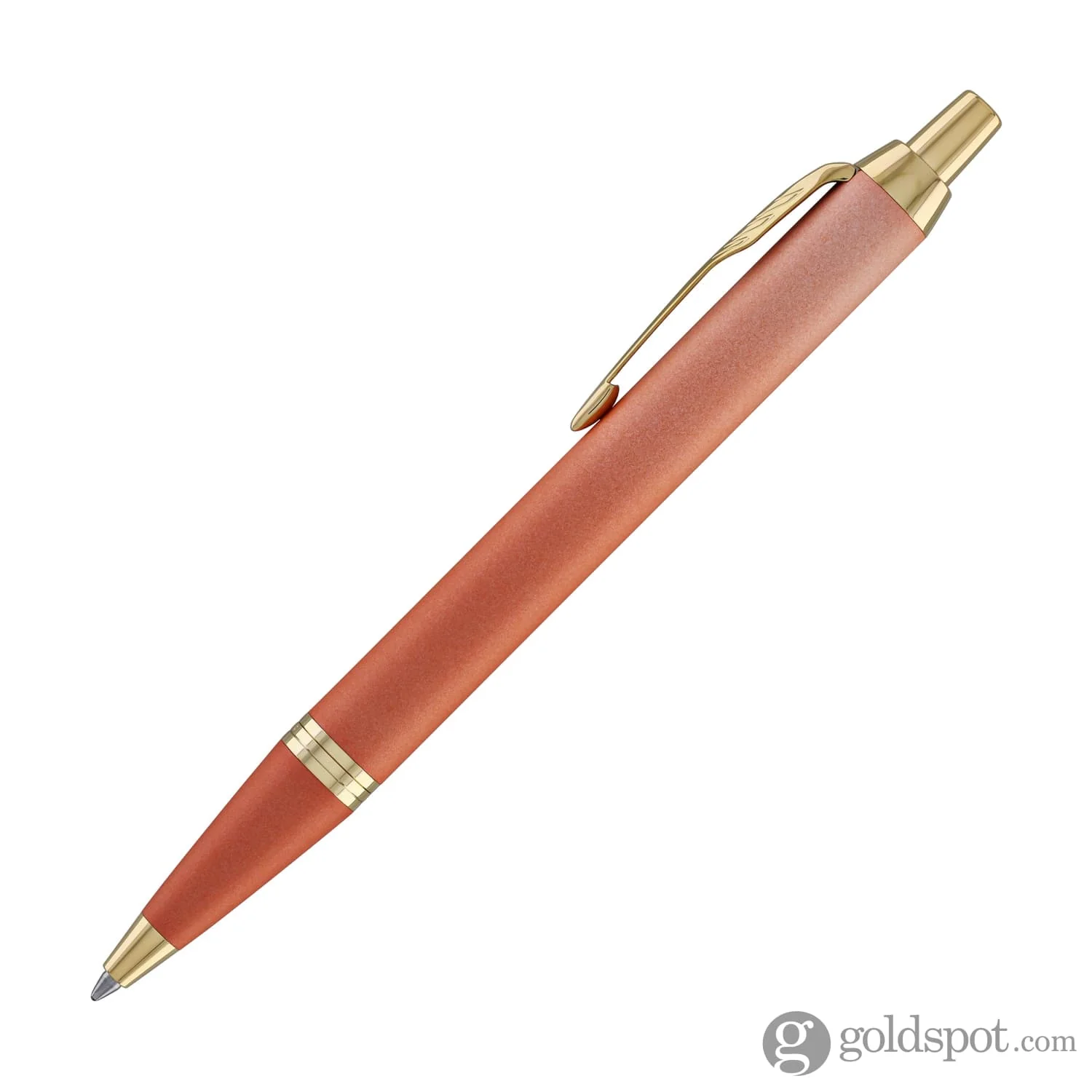 Parker IM Writing Rituals Ballpoint Pen in Uplifting Orange Gradient with Gold Trim - Image 3