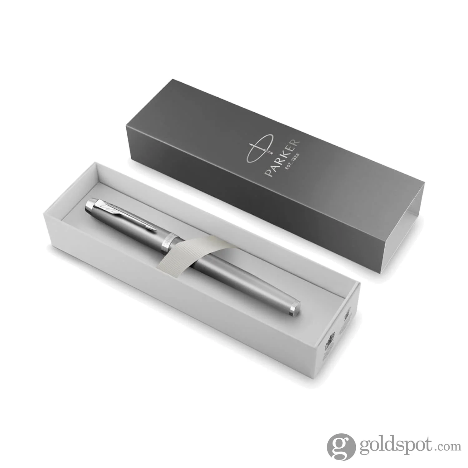 Parker IM Writing Rituals Fountain Pen in Grey with Chrome Trim - Image 10