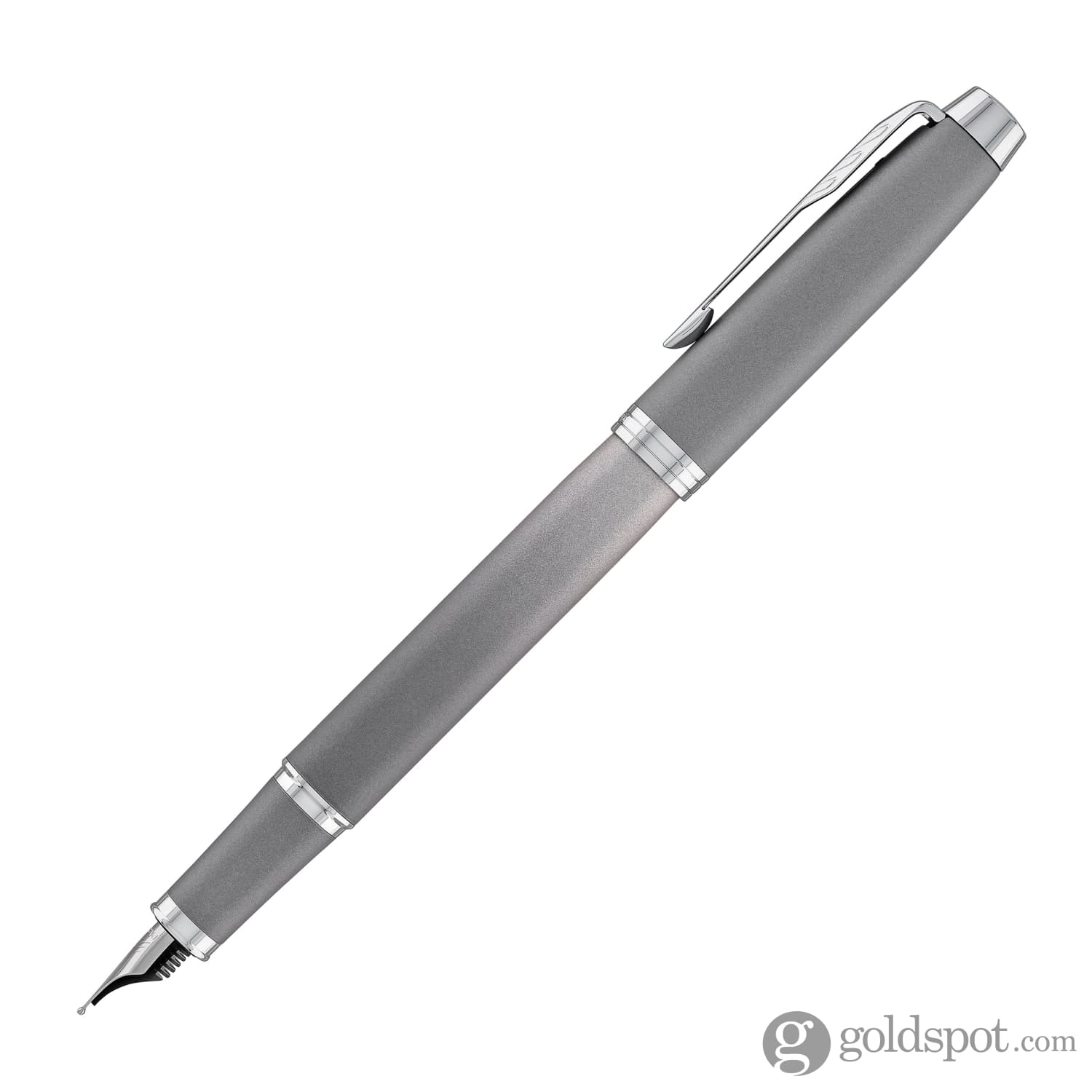 Parker IM Writing Rituals Fountain Pen in Grey with Chrome Trim - Image 3