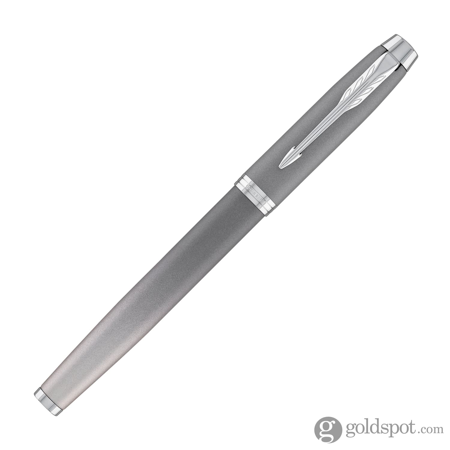 Parker IM Writing Rituals Fountain Pen in Grey with Chrome Trim - Image 4