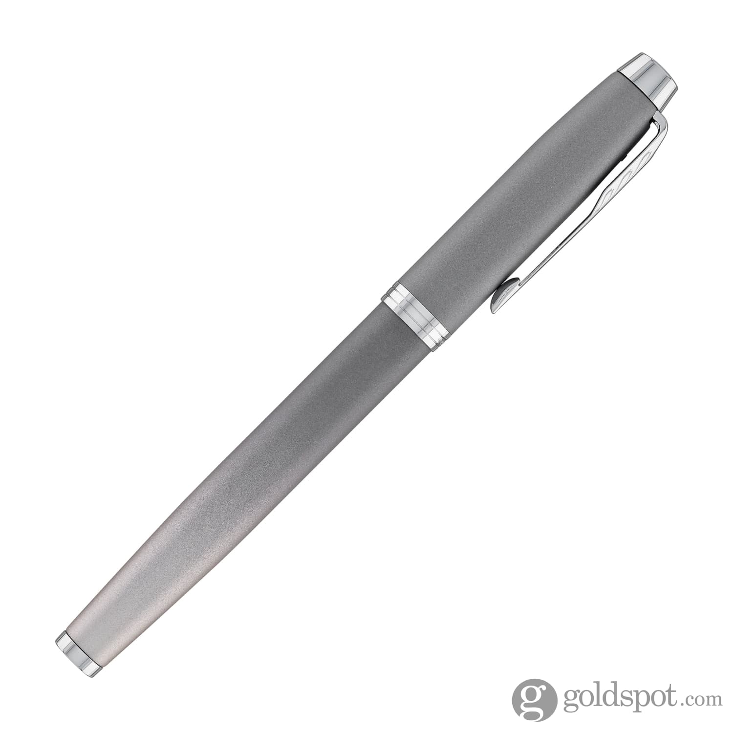 Parker IM Writing Rituals Fountain Pen in Grey with Chrome Trim - Image 6